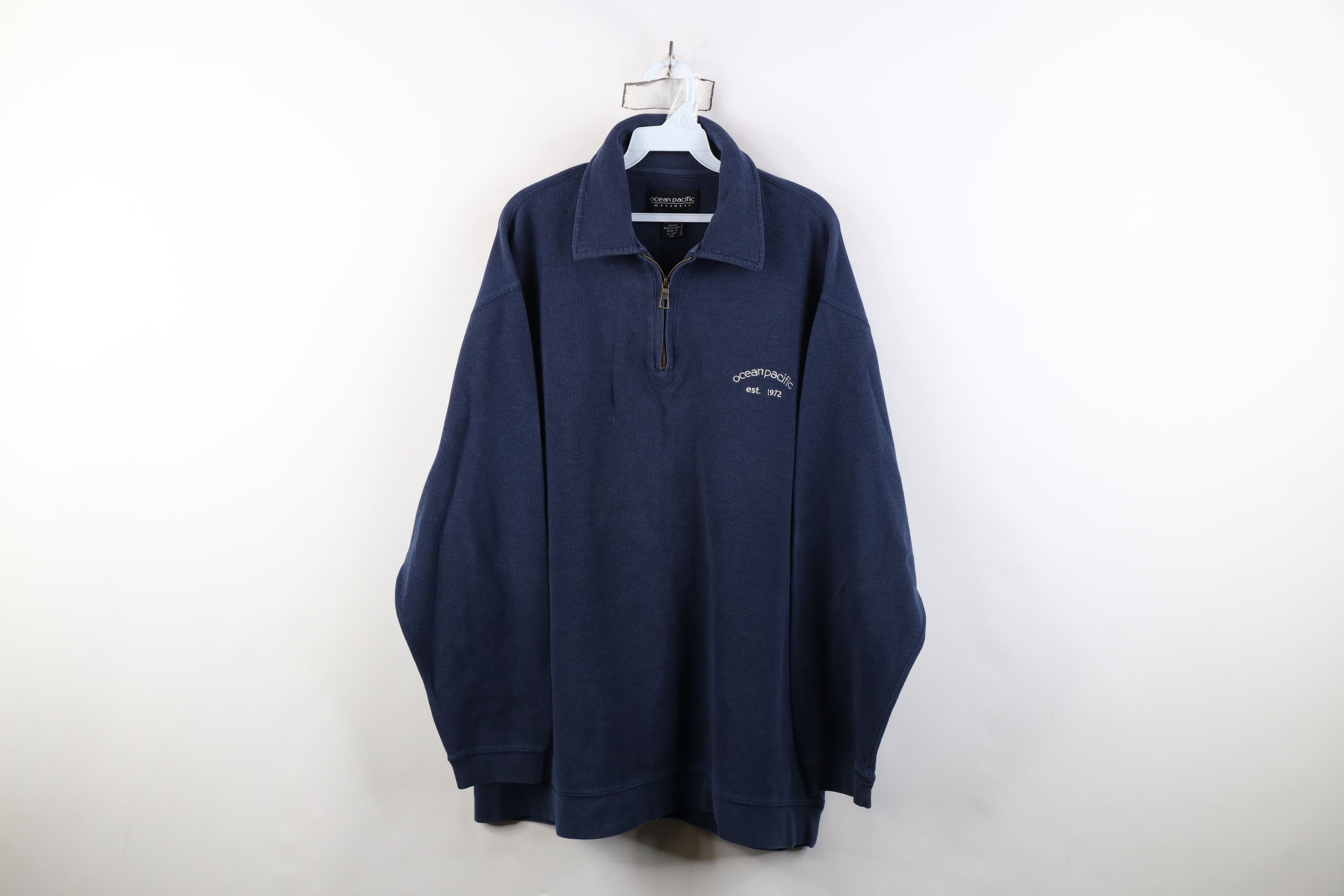 Ocean Pacific Vintage Y2K Ocean Pacific Surfing Knit Half Zip Sweater Size US XXL / EU 58 / 5 - 1 Thumbnail