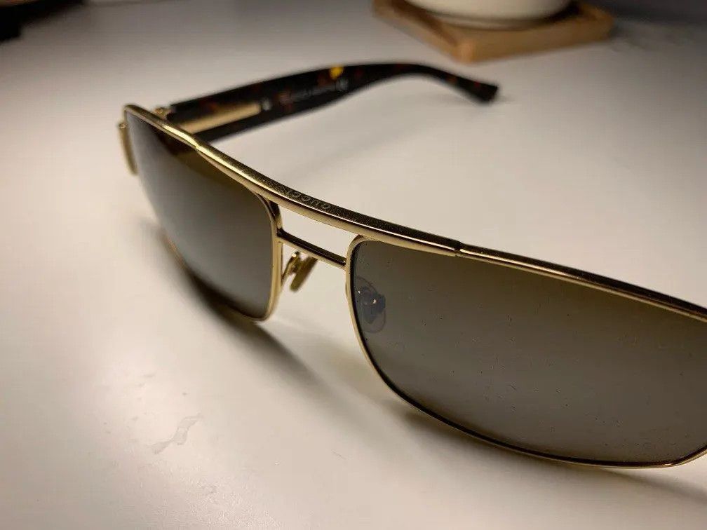 Gucci × Tom Ford × Vintage GUCCI Sunglasses 1923 Shield Rimless 90s Wrap RI1016 Size ONE SIZE - 2 Thumbnail