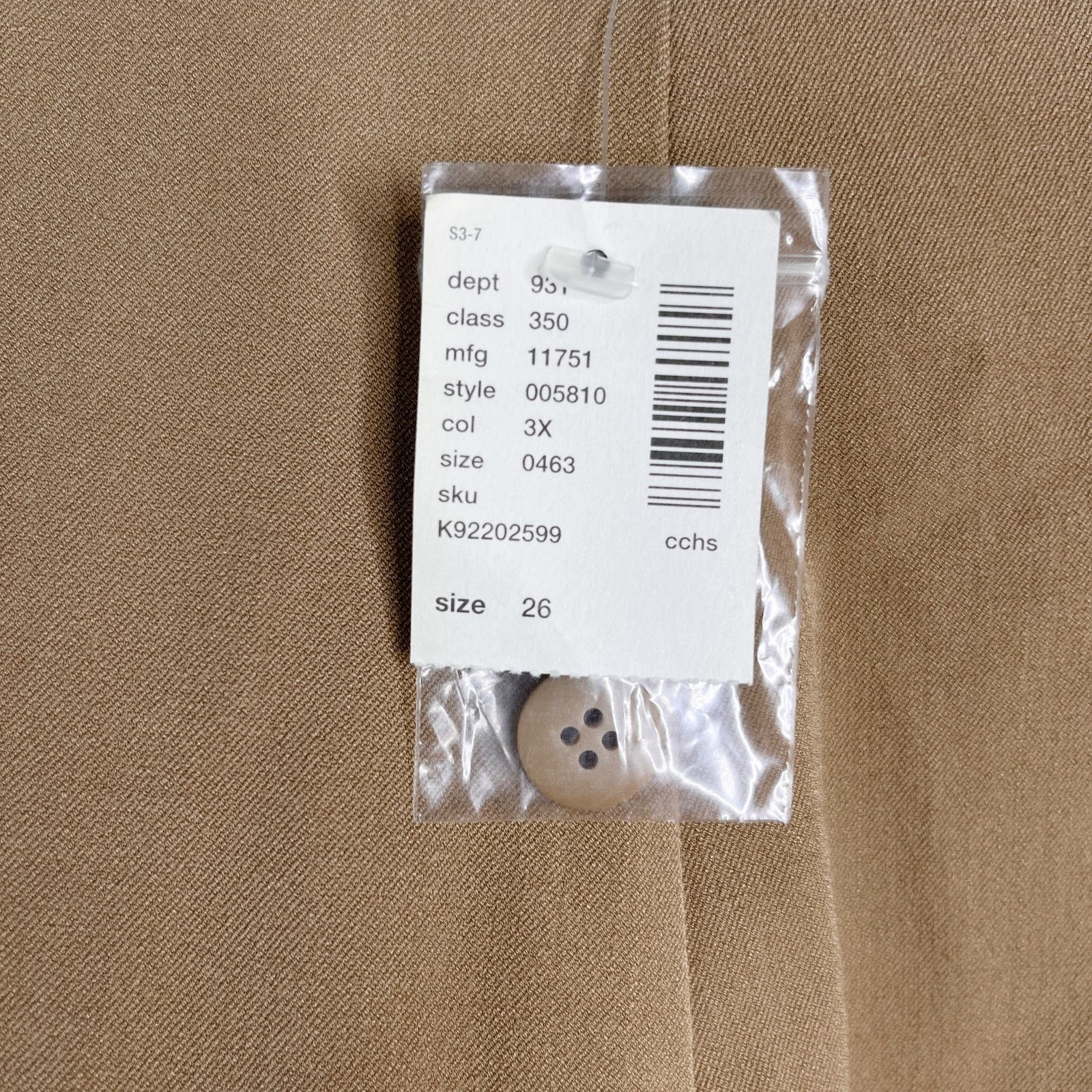 Other Lane Bryant Pants Madison Trouser Metroline 26 Beige New Size 26" / US 2 / IT 38 - 8 Thumbnail