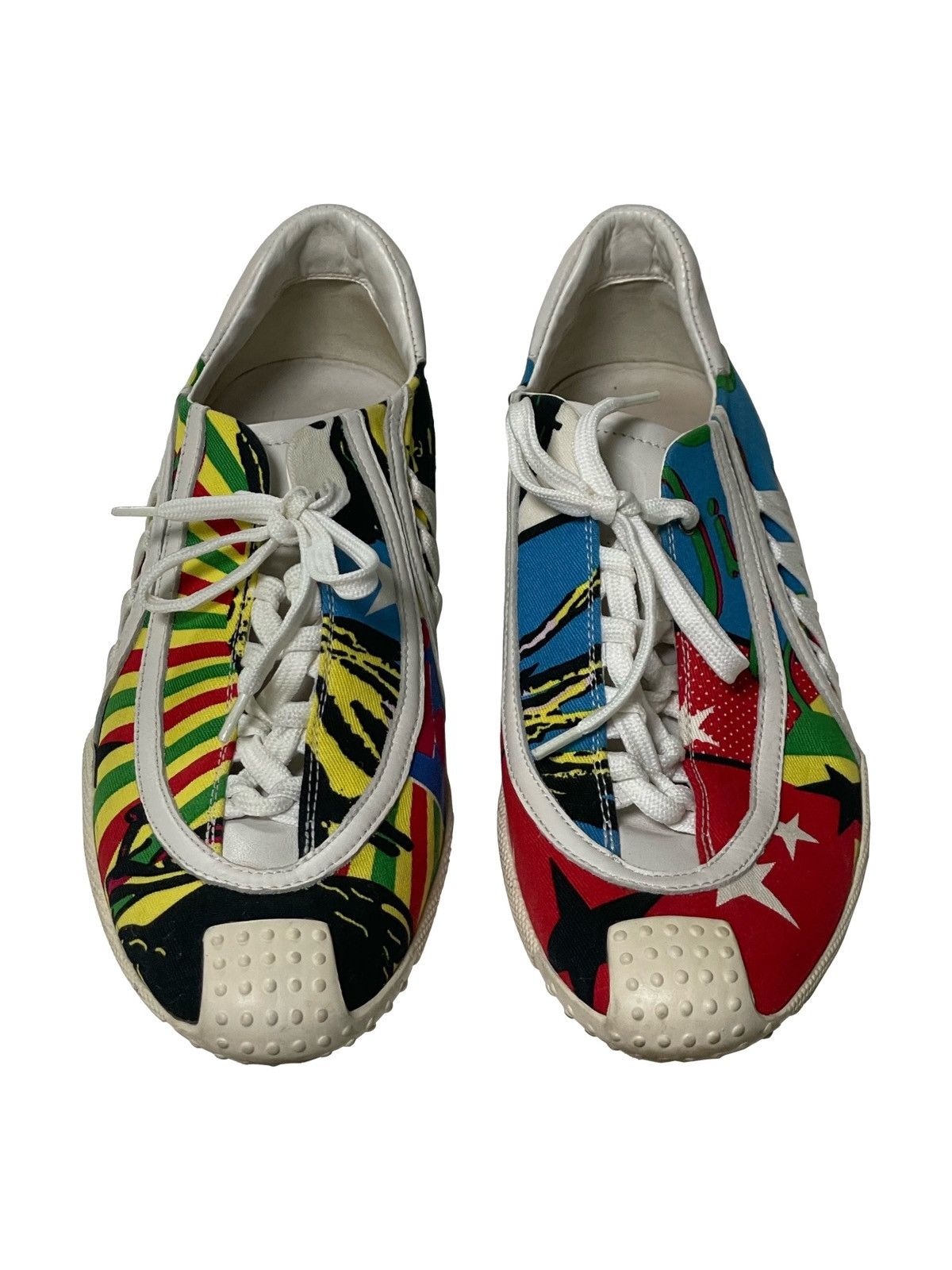 Dior CHRISTIAN DIOR F/W 2003 Rasta Mania Laced Up Sneakers Size US 6.5 / IT 36.5 - 2 Thumbnail