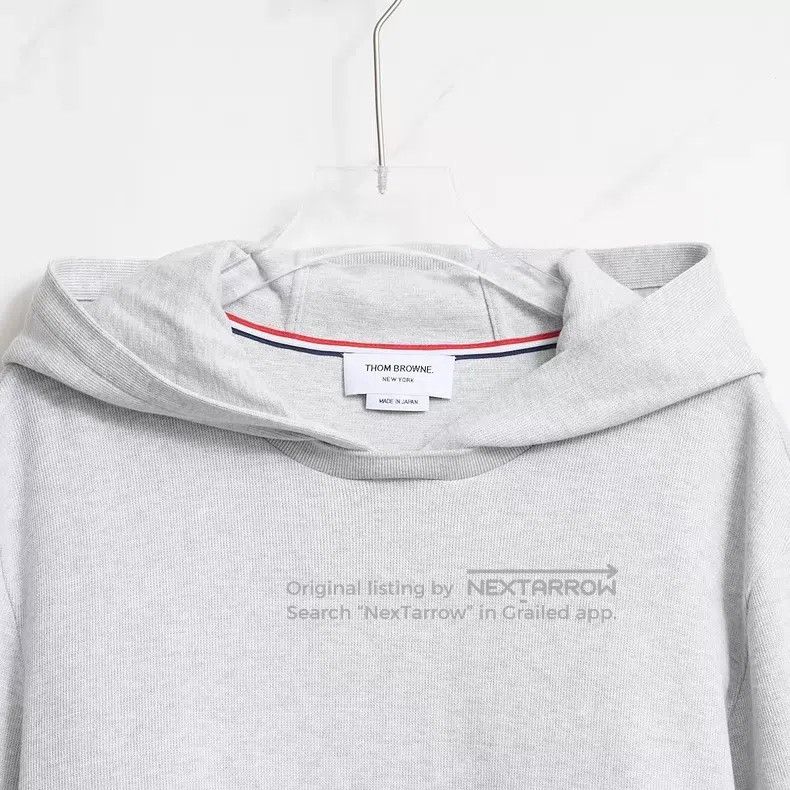 Thom Browne Thom Browne Striped hooded sweatshirt Size US XL / EU 56 / 4 - 3 Thumbnail