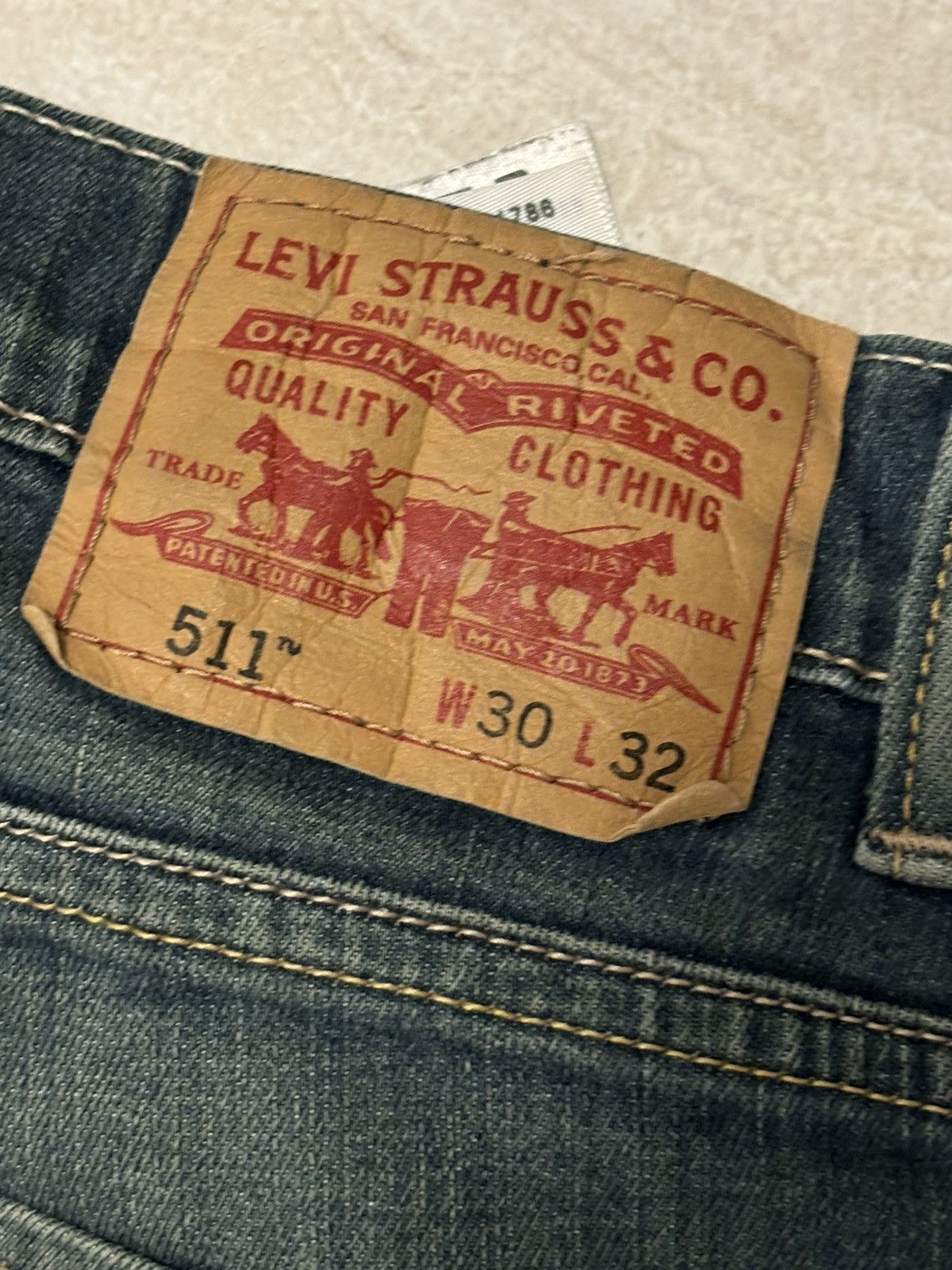 Levi's × Vintage 511 Slim Jeans Size US 30 / EU 46 - 5 Thumbnail