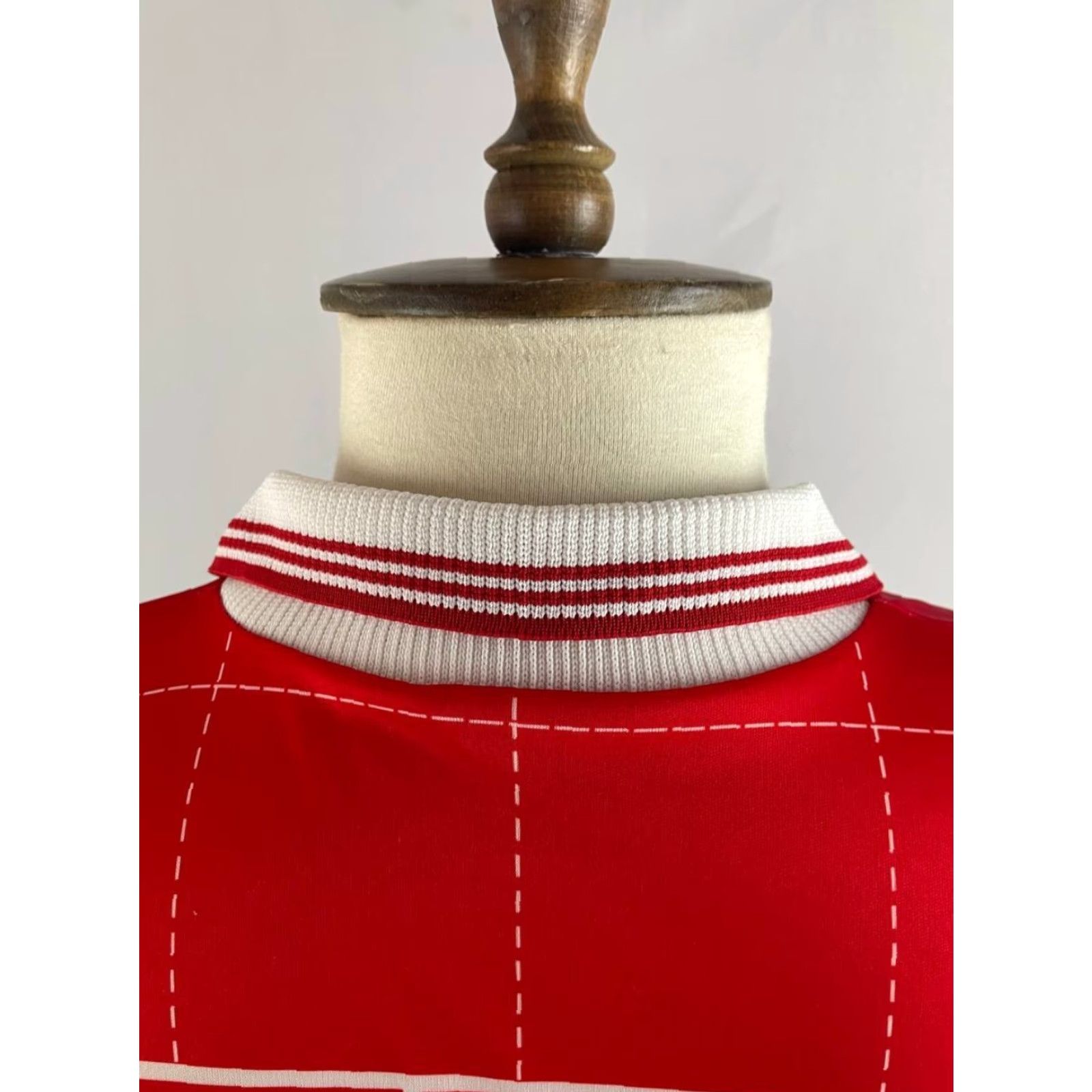 Ferrari Ferrari Polo Shirt Men L Red Polyester Shirt Polo Ferrari Brand Short Sleeve Casual Button Neck Collared Classic Pattern Solid Vintage No Size L / US 10 / IT 46 - 3 Thumbnail