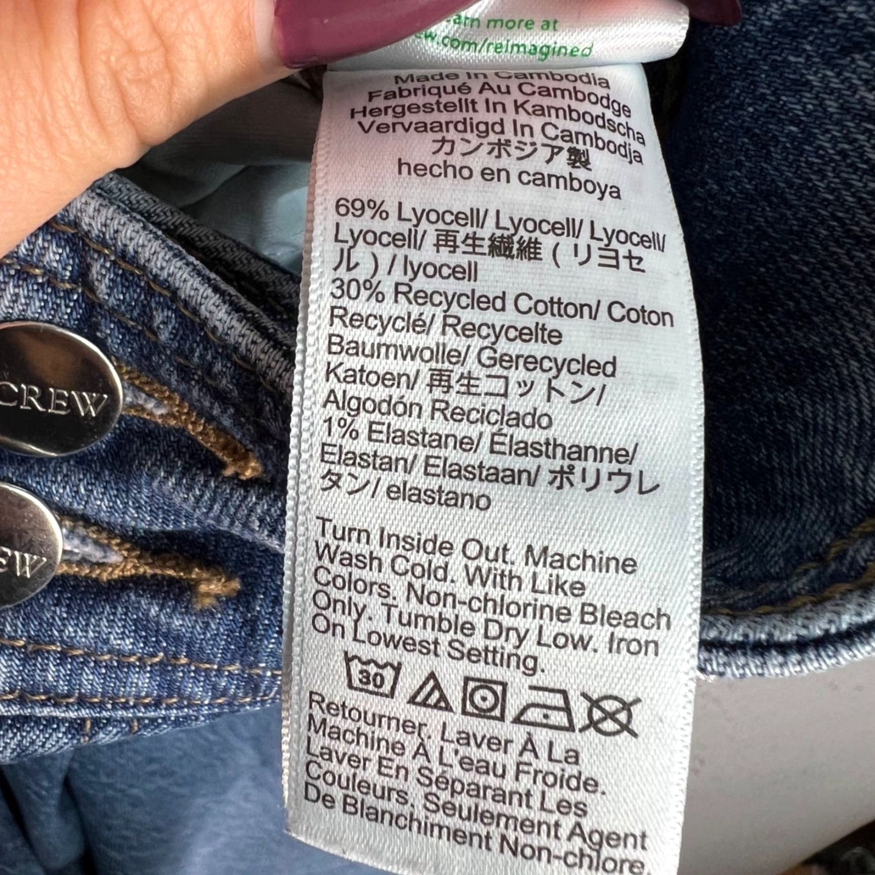 J.Crew J.CREW Jeans Womens 26 High-Rise Straight-Leg Blue Denim 5-Pocket Design Vintage? No (used) Shirt? No Size 26" / US 2 / IT 38 - 4 Thumbnail