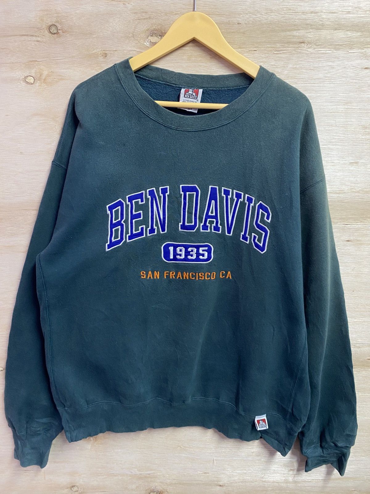Ben Davis Ben Davis College Logo Crew sweatshirt Size US XL / EU 56 / 4 - 1 Thumbnail