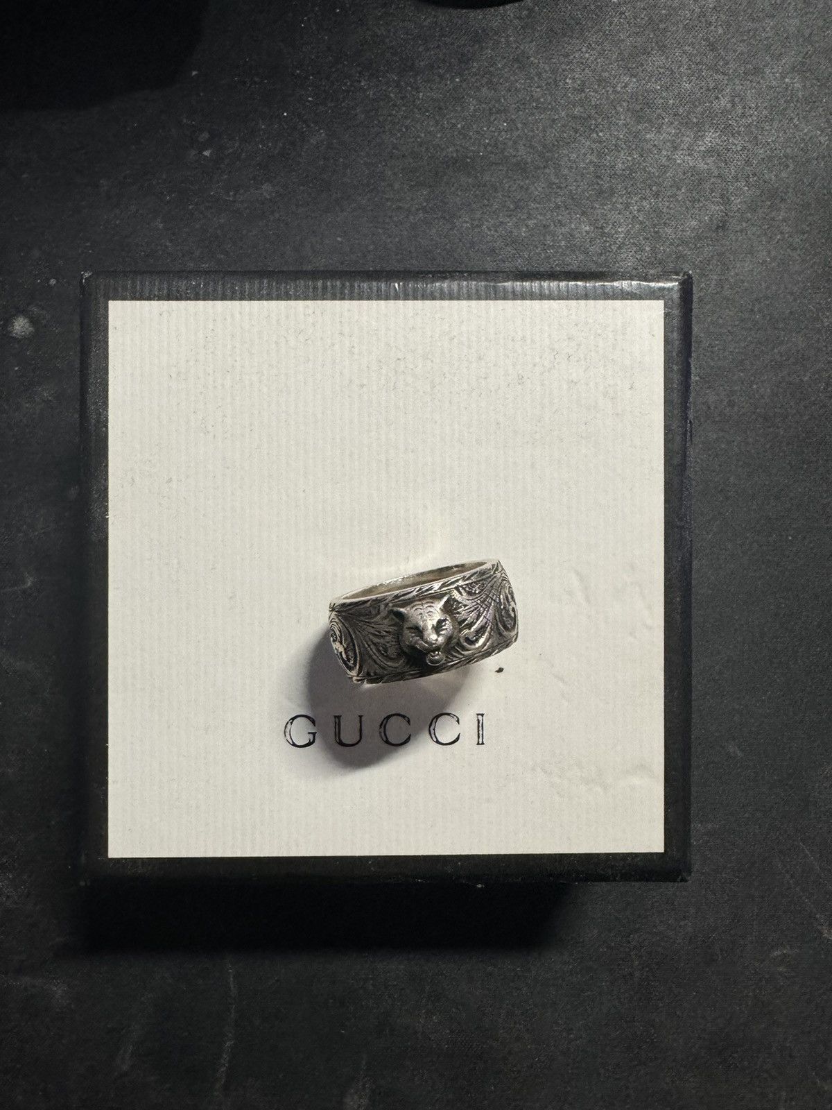 Gucci Gucci Gatto ring with feline head Motif Size ONE SIZE - 1 Thumbnail