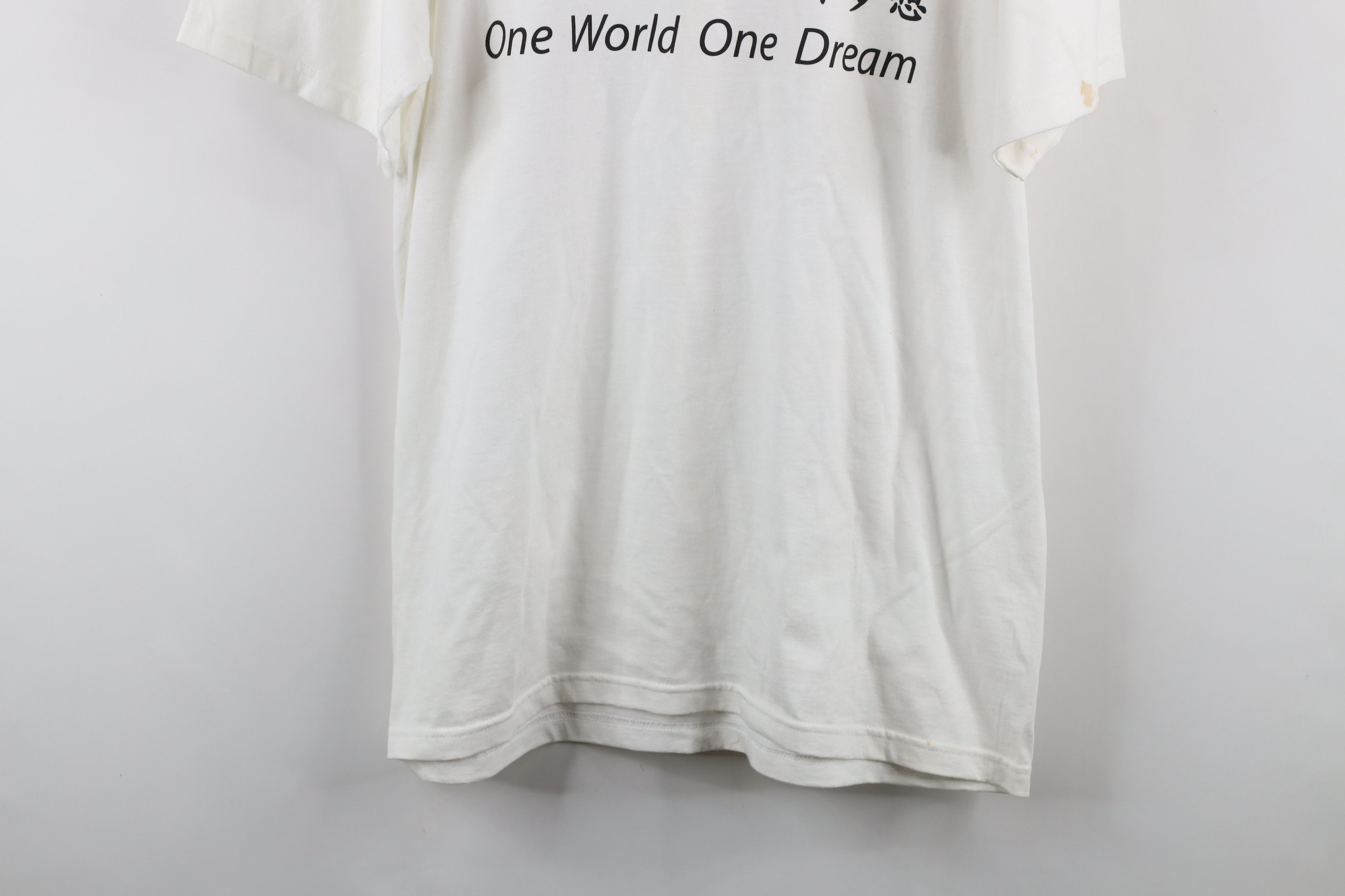 Vintage Deadstock Vintage Y2K 2008 Olympics One World T-Shirt Size US L / EU 52-54 / 3 - 3 Thumbnail