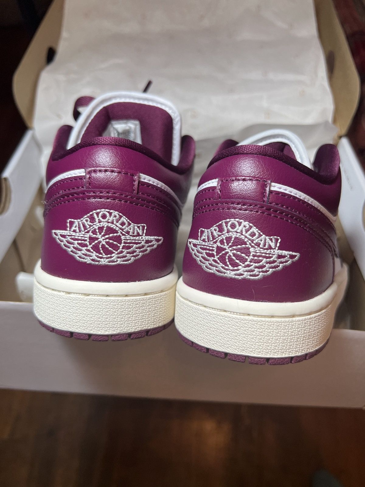 Nike BRAND NEW PURPLE JORDAN AJ 1 LOW - WOMENS Size US 8 / IT 38 - 5 Thumbnail
