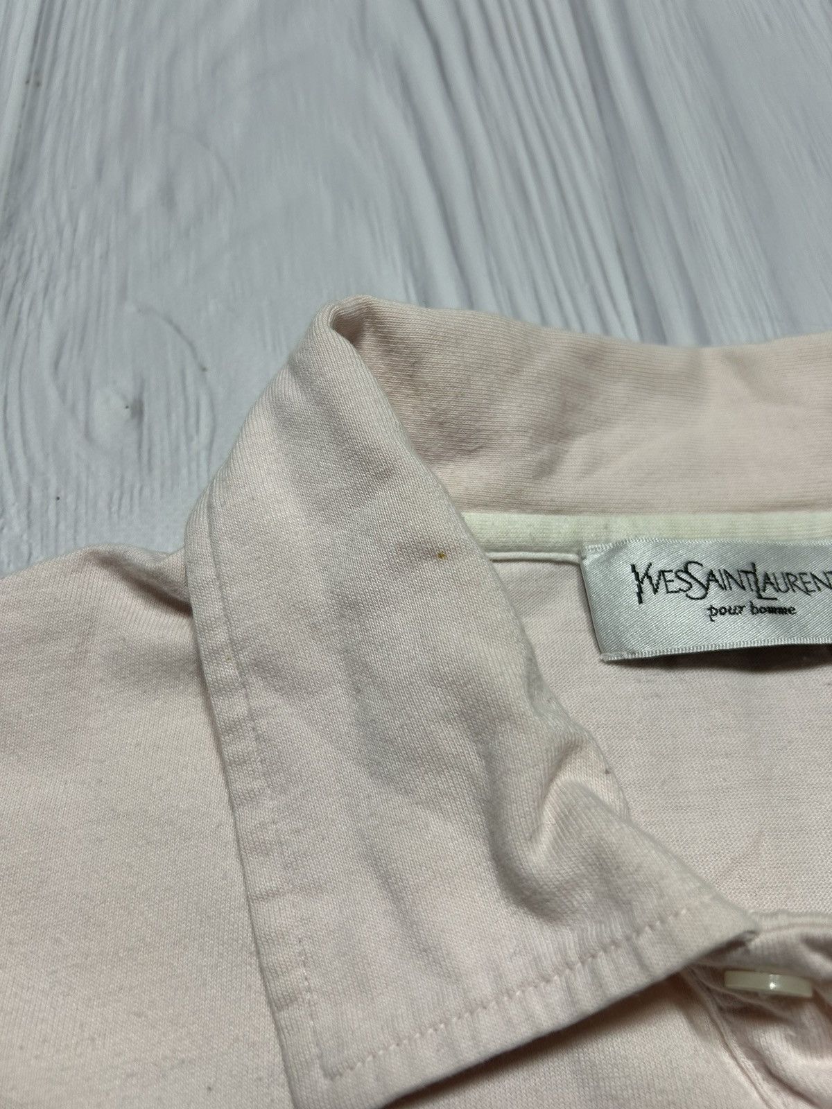 Yves Saint Laurent YSL Yves Saint Laurent Striped Polo Size US L / EU 52-54 / 3 - 8 Thumbnail