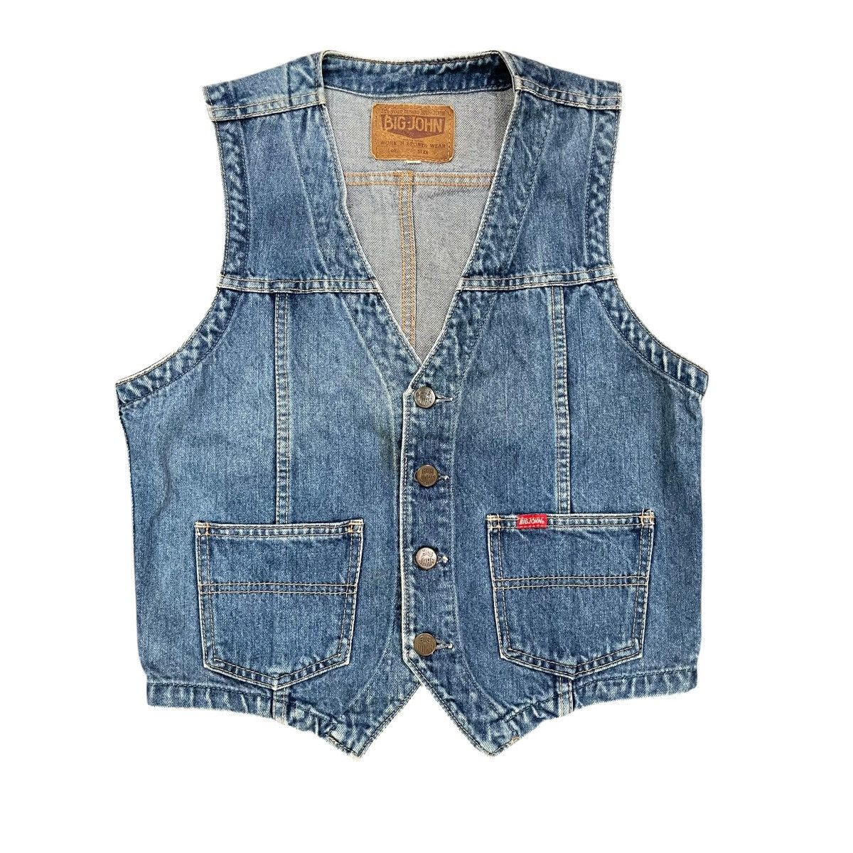 Big John Vintage Big John Denim Vest Size US M / EU 48-50 / 2 - 1 Thumbnail