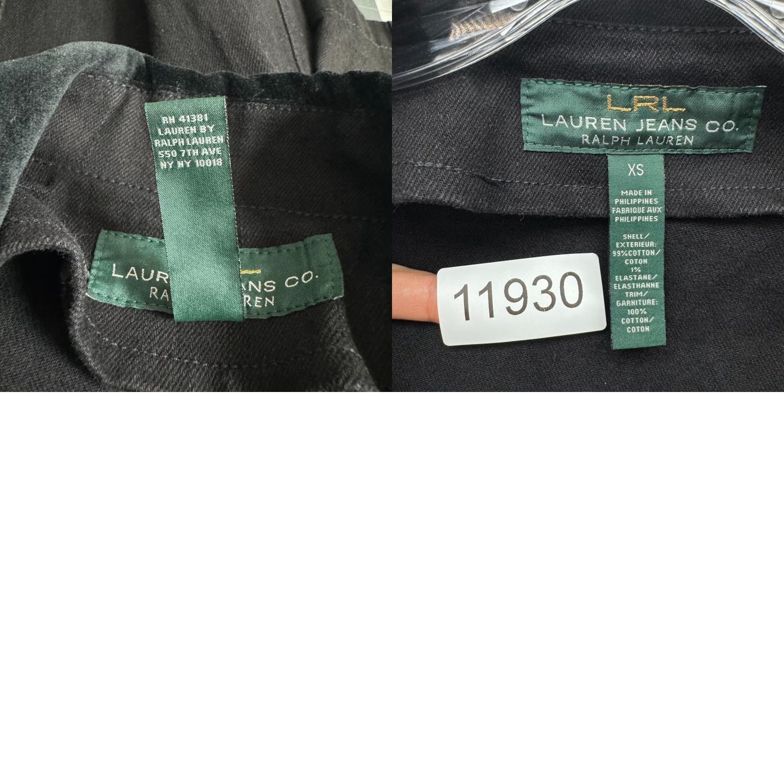 Ralph Lauren VINTAGE Lauren Ralph Lauren LRL Coat Women Double Breast Military Crest Velvet Collar XS Black Coat Overcoat Boys? Size XS / US 0-2 / IT 36-38 - 9 Thumbnail