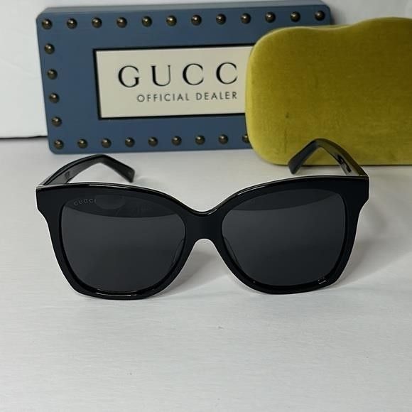Gucci GUCCI Grey Gradient Butterfly Ladies Sunglasses GG0459S 001 Size ONE SIZE - 5 Thumbnail