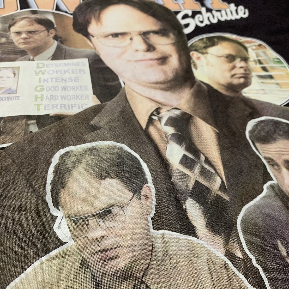 Vintage Rare The Office Movie Tee Faded Black Iron On Size US XL / EU 56 / 4 - 25 Thumbnail