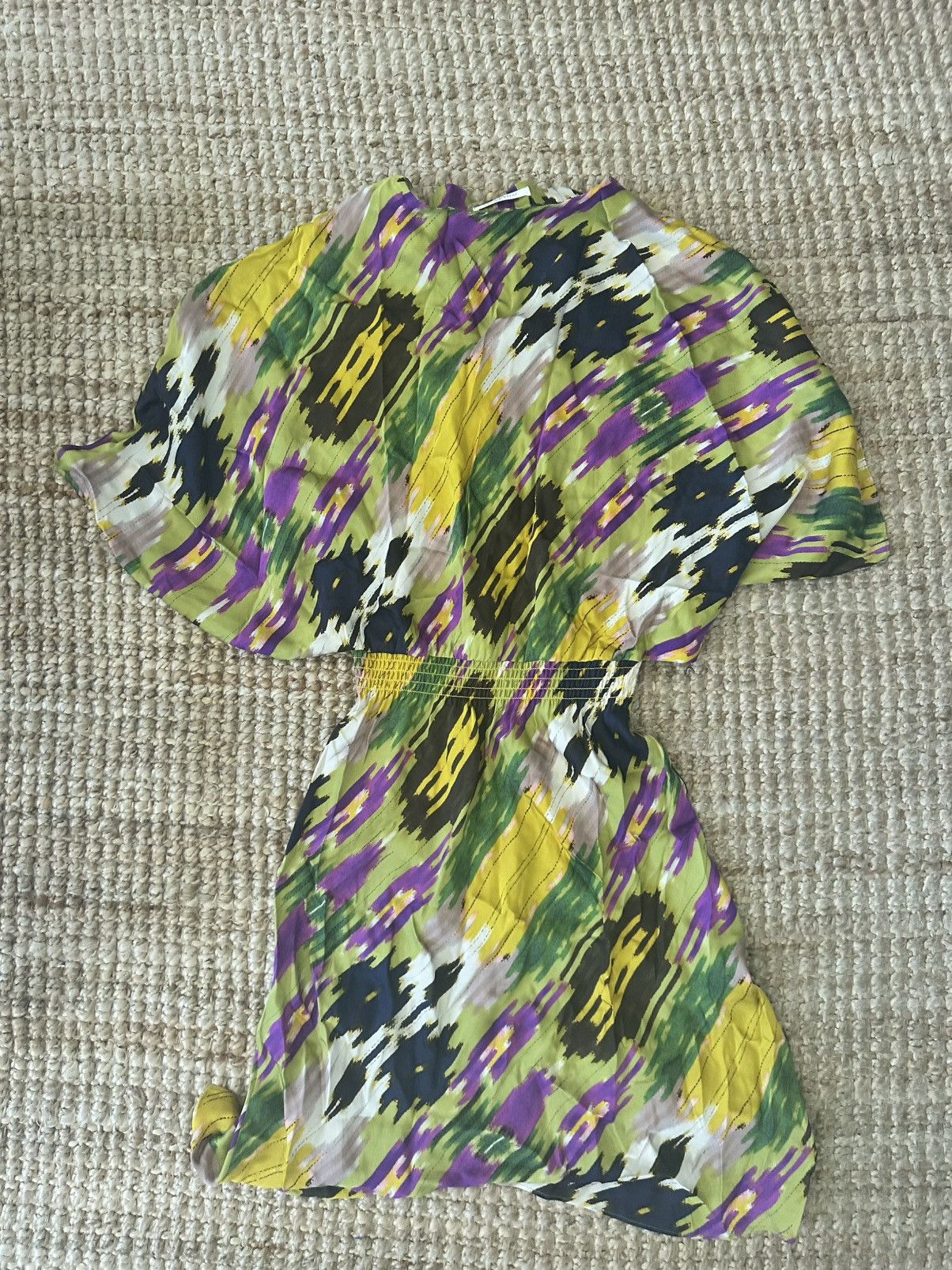 Other JOSIE NATORI ABSTRACT PRINT DOLMAN SLEEVE DRESS SIZE MEDIUM Size M / US 6-8 / IT 42-44 - 4 Thumbnail
