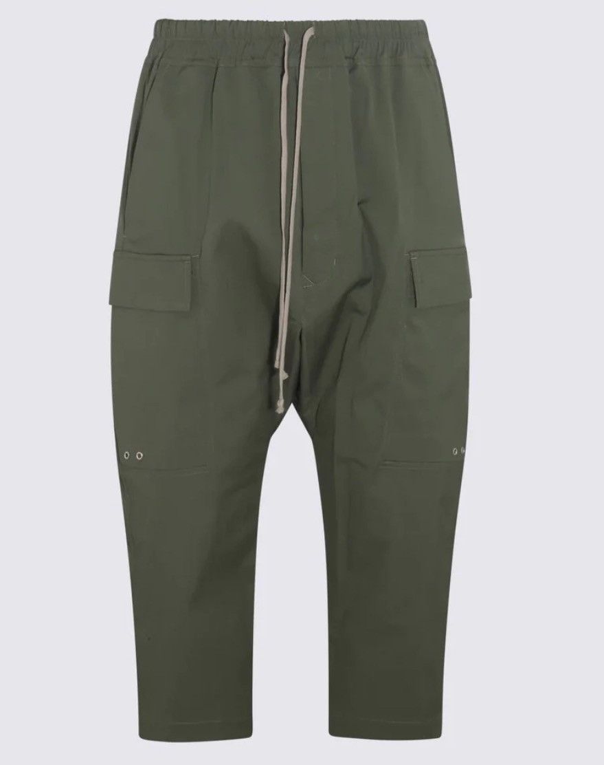 image of Rick Owens Cargo Pants in Green, Men's (Size 32)