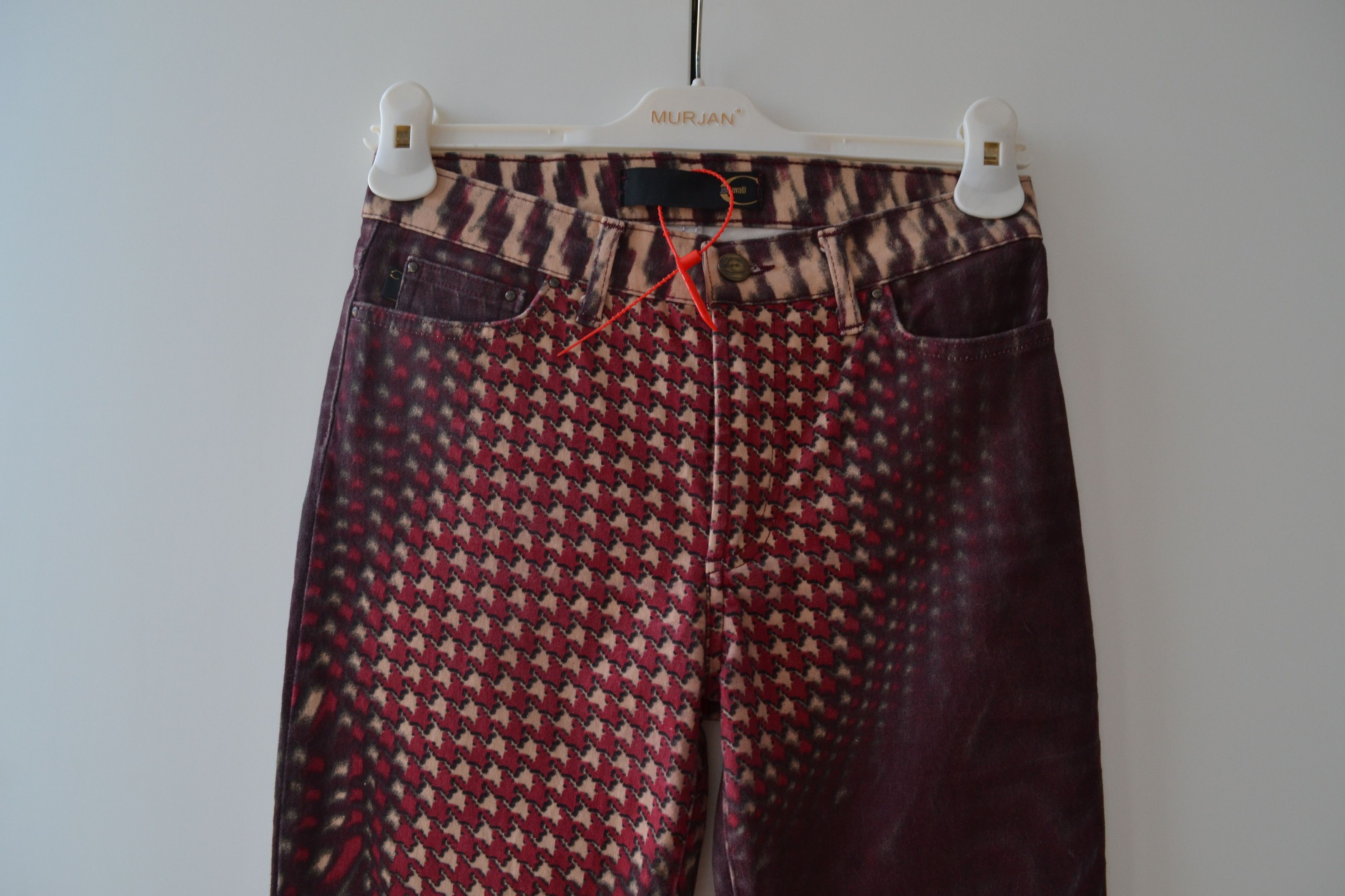 Roberto Cavalli Roberto Cavalli Jeans Abstract Printed Pants Vintage 2001 Size 26" / US 2 / IT 38 - 3 Thumbnail