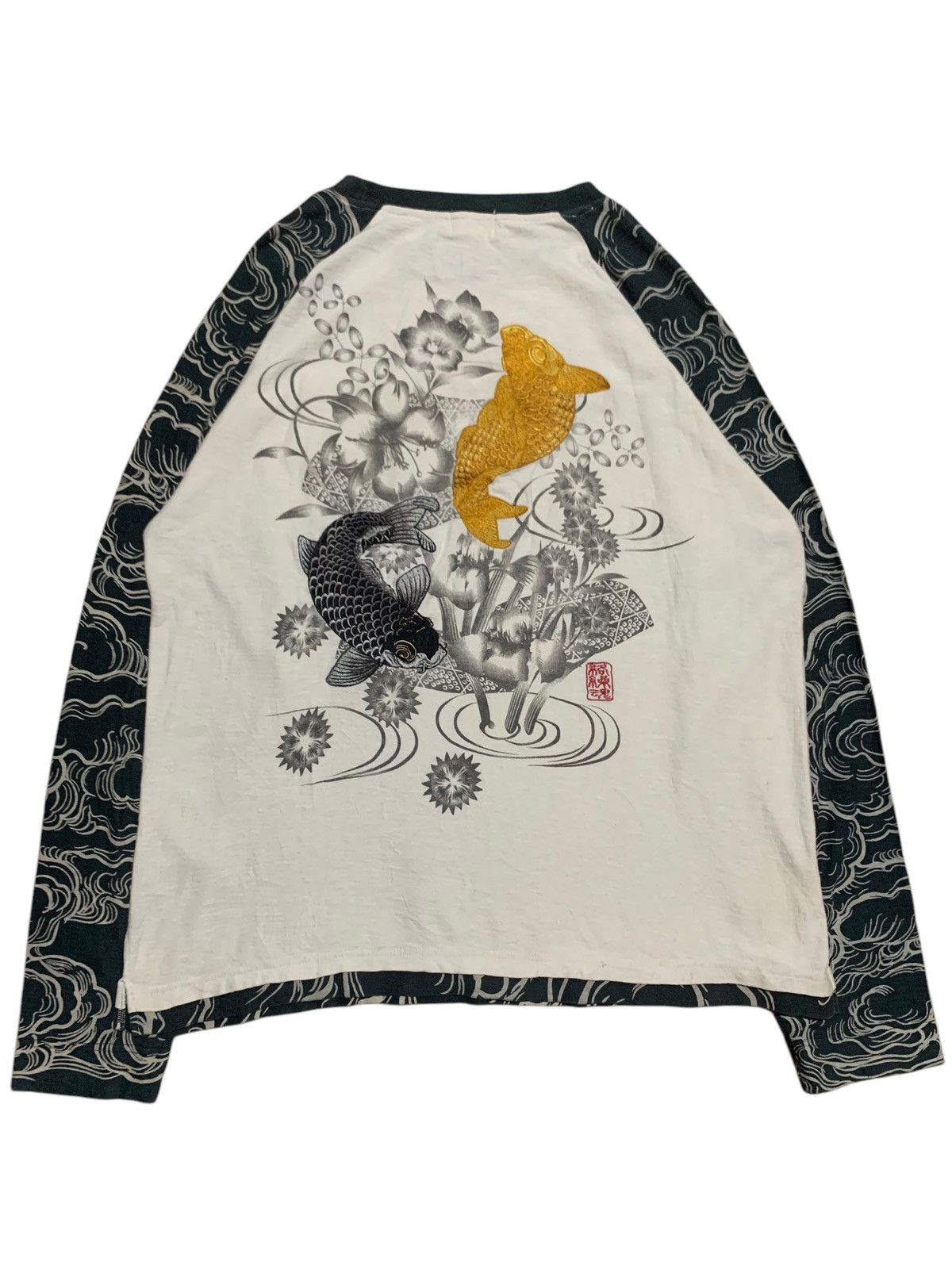 Karakuri Tamashii Rare Karakuri Tamashii multi pocket sukajan koi L/S shirt Size US XXL / EU 58 / 5 - 2 Thumbnail