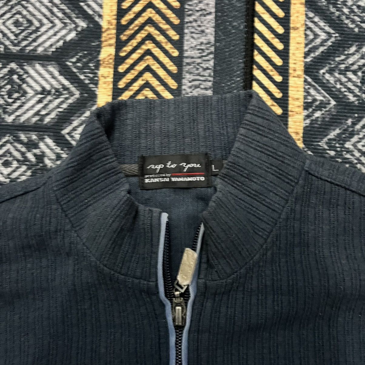 Kansai Yamamoto 💥Kansai Yamamoto Up To You Zipper Light Casual Jackets Size US M / EU 48-50 / 2 - 5 Thumbnail
