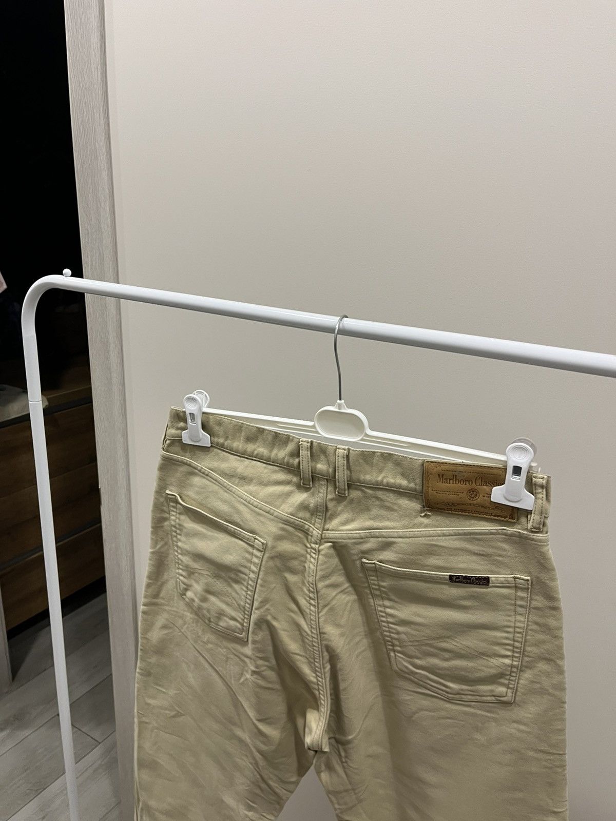 Mustang Vintage 90s Mustang Y2K Double Knees Pants Beige Casual Size US 36 / EU 52 - 5 Thumbnail