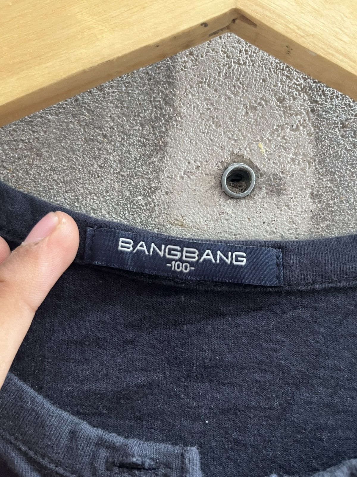 Hysteric Glamour × If Six Was Nine × Le Grande Bleu (L.G.B.) 2000s BANGBANG - Monochrome Artistic Face Sketch Henley Size US XL / EU 56 / 4 - 7 Thumbnail