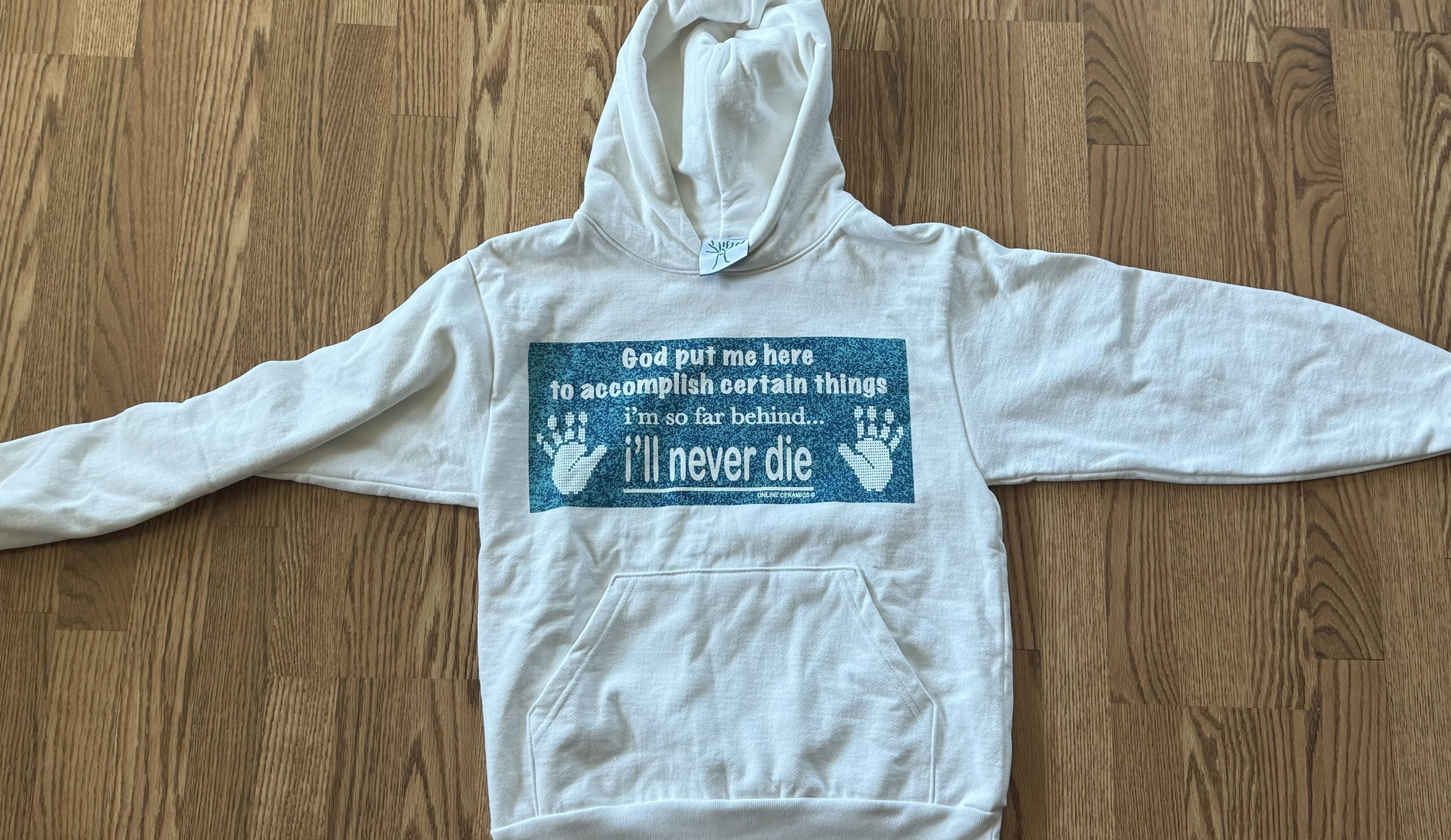 online ceramics I'LL NEVER DIE パーカー onlineceramics I'LL NEVER DIE（Online Ceramics | “WE'RE ALL