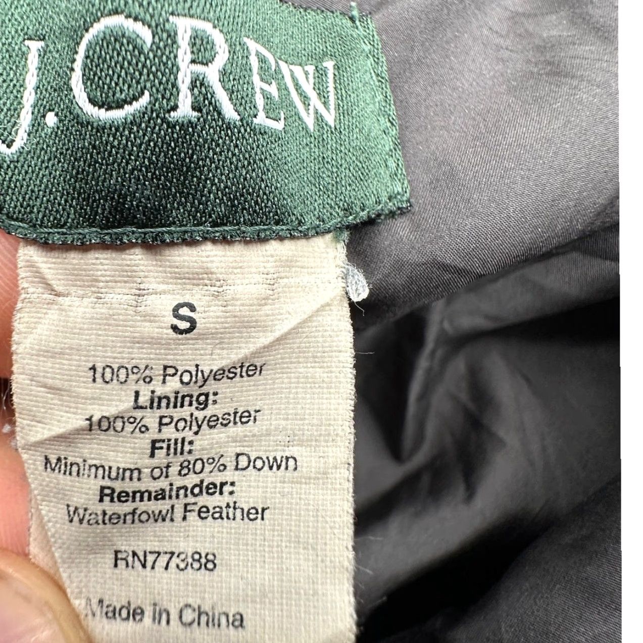 J.Crew J.CREW Parka Jacket Women Small Hooded Black Down Insulated Puffer Long Coat Coat (Jacket/Coat) - XS? Size S / US 4 / IT 40 - 2 Thumbnail