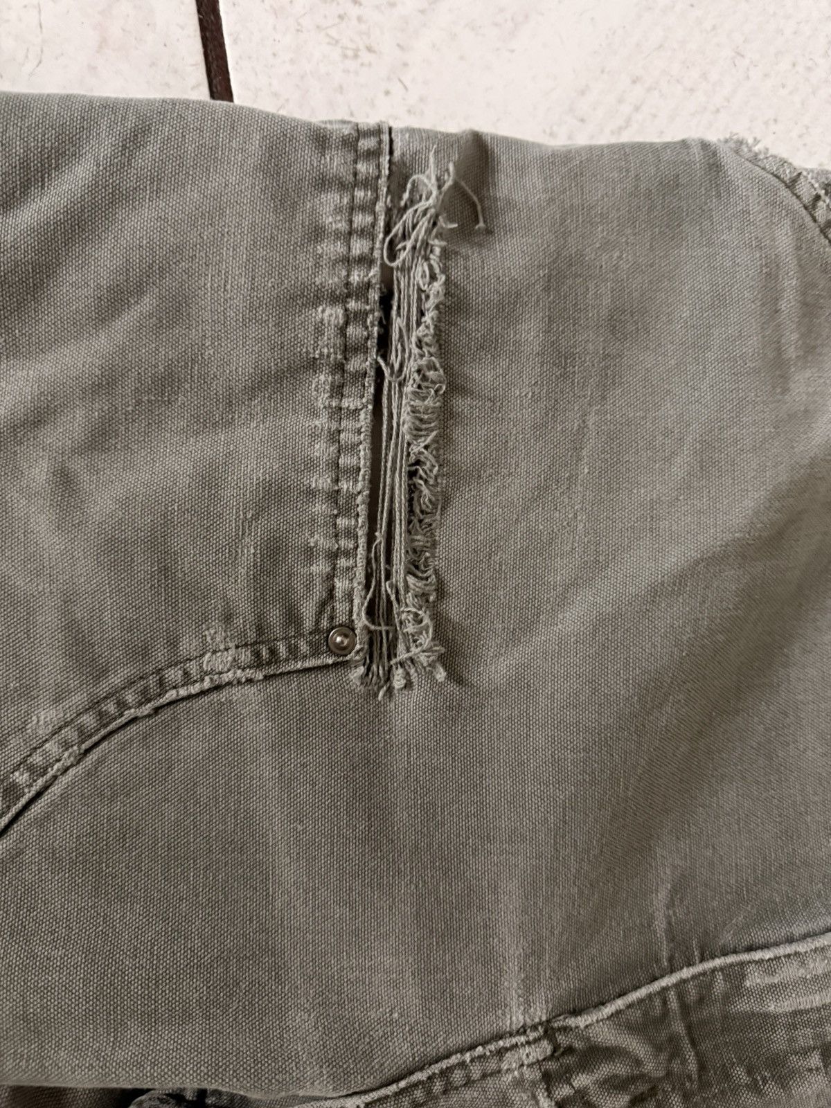 Carhartt Vintage olive green Carthartt doubleknee workwear pants Size US 36 / EU 52 - 6 Thumbnail