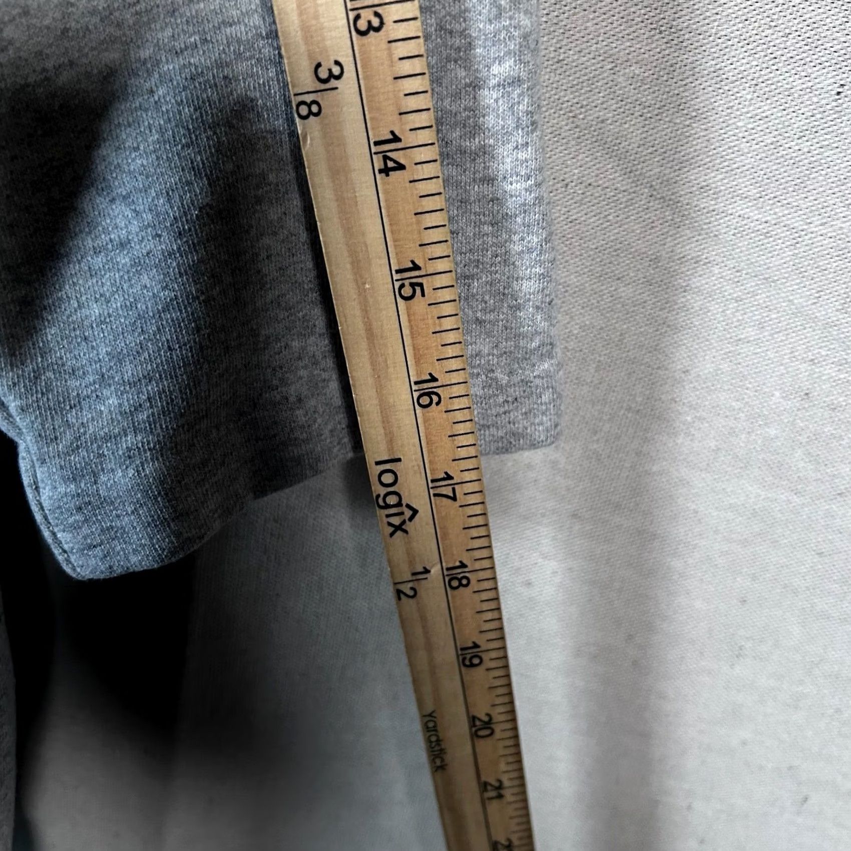 Eileen Fisher Eileen Fisher Gray Cotton Blend Full Zip Terry Bomber Jacket Womens Size Large Size L / US 10 / IT 46 - 8 Thumbnail