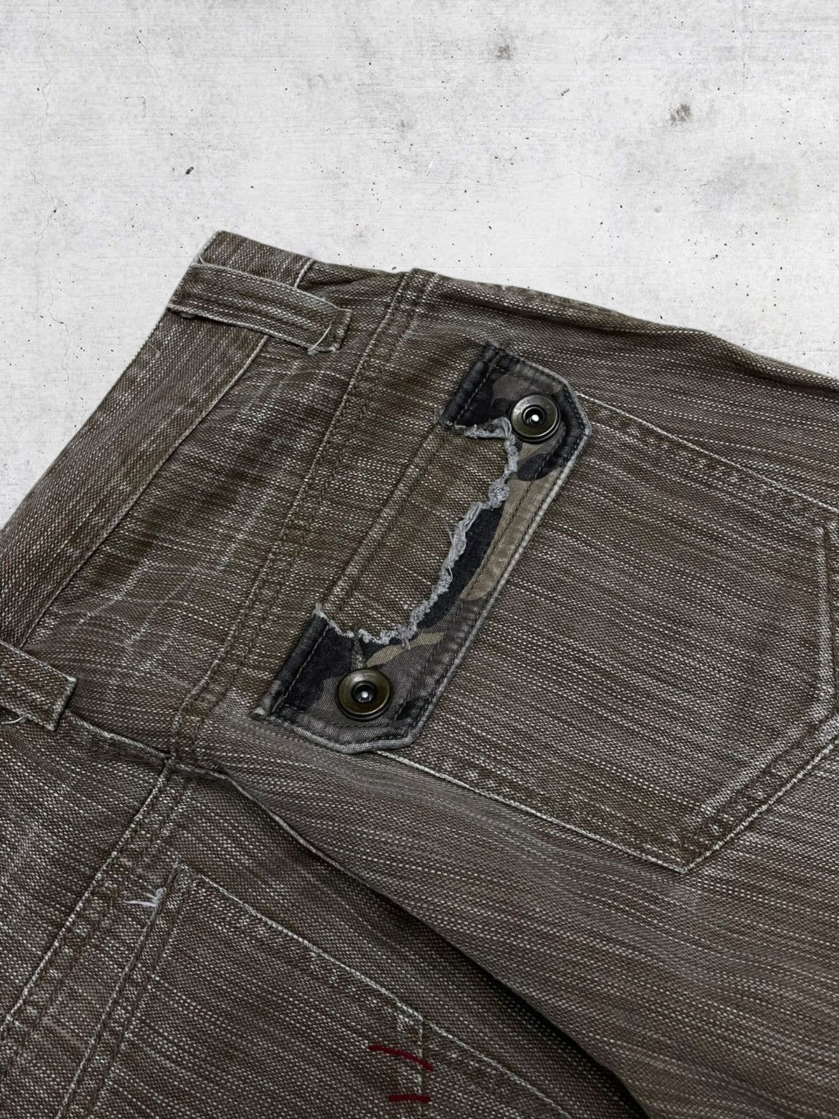 KMRii VINTAGE GUMU INTERNATIONAL OG JAPAN DESIGNER COMBAT DENIM Size US 30 / EU 46 - 17 Thumbnail