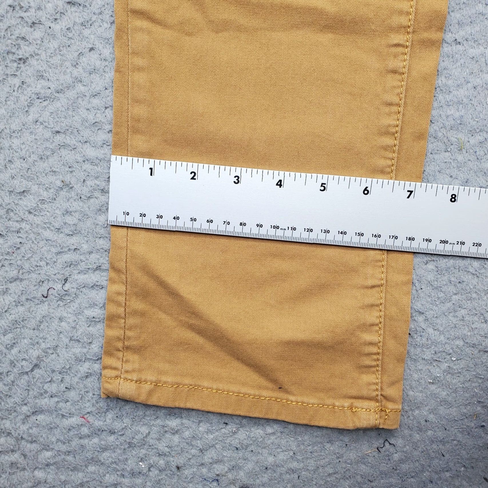 Vintage Pilcro Womens Chino Pants Tan 28 Cotton Stretch Straight Leg - Size 28 Womens Flat Front Casual Preppy Size 28" / US 6 / IT 42 - 4 Thumbnail