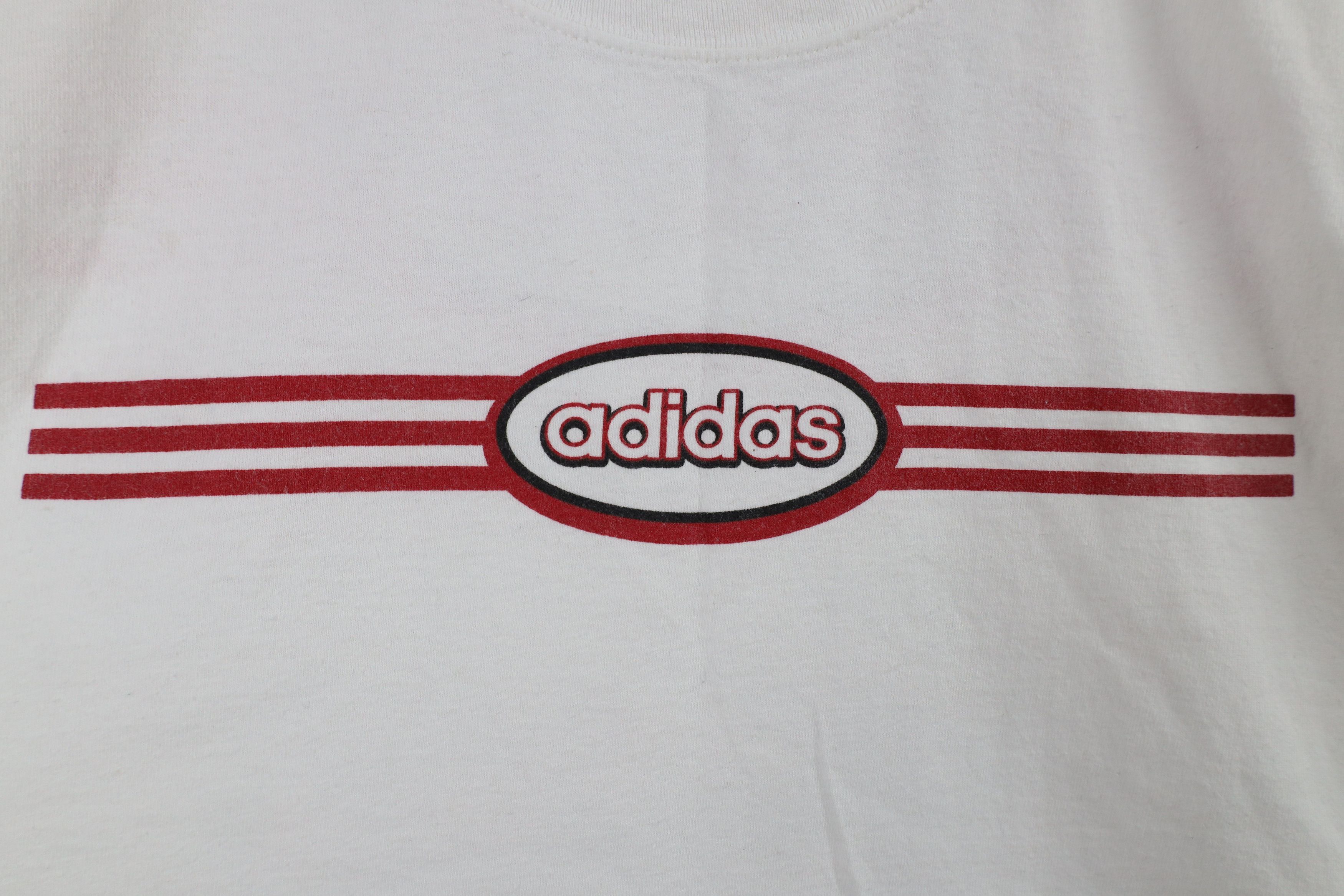 Adidas × Vintage Vintage Y2K 2004 Adidas Sleeveless Muscle T-Shirt Cotton Size US XL / EU 56 / 4 - 4 Thumbnail