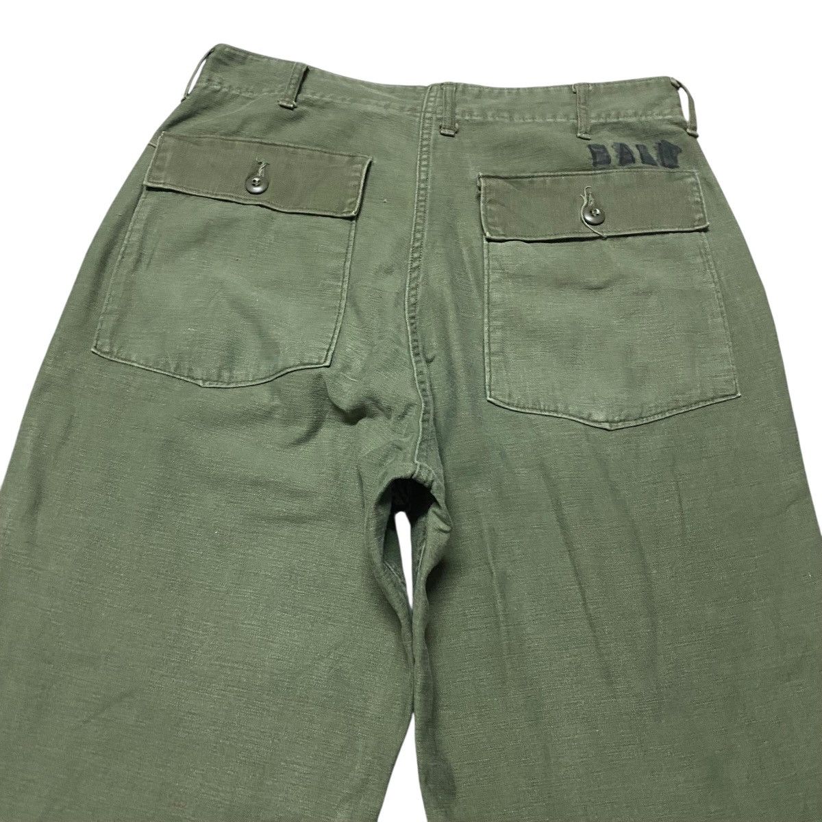 Vintage Vintage OG-107 Sateen US Army Fatigue Pants Size 32" / US 10 / IT 46 - 9 Thumbnail