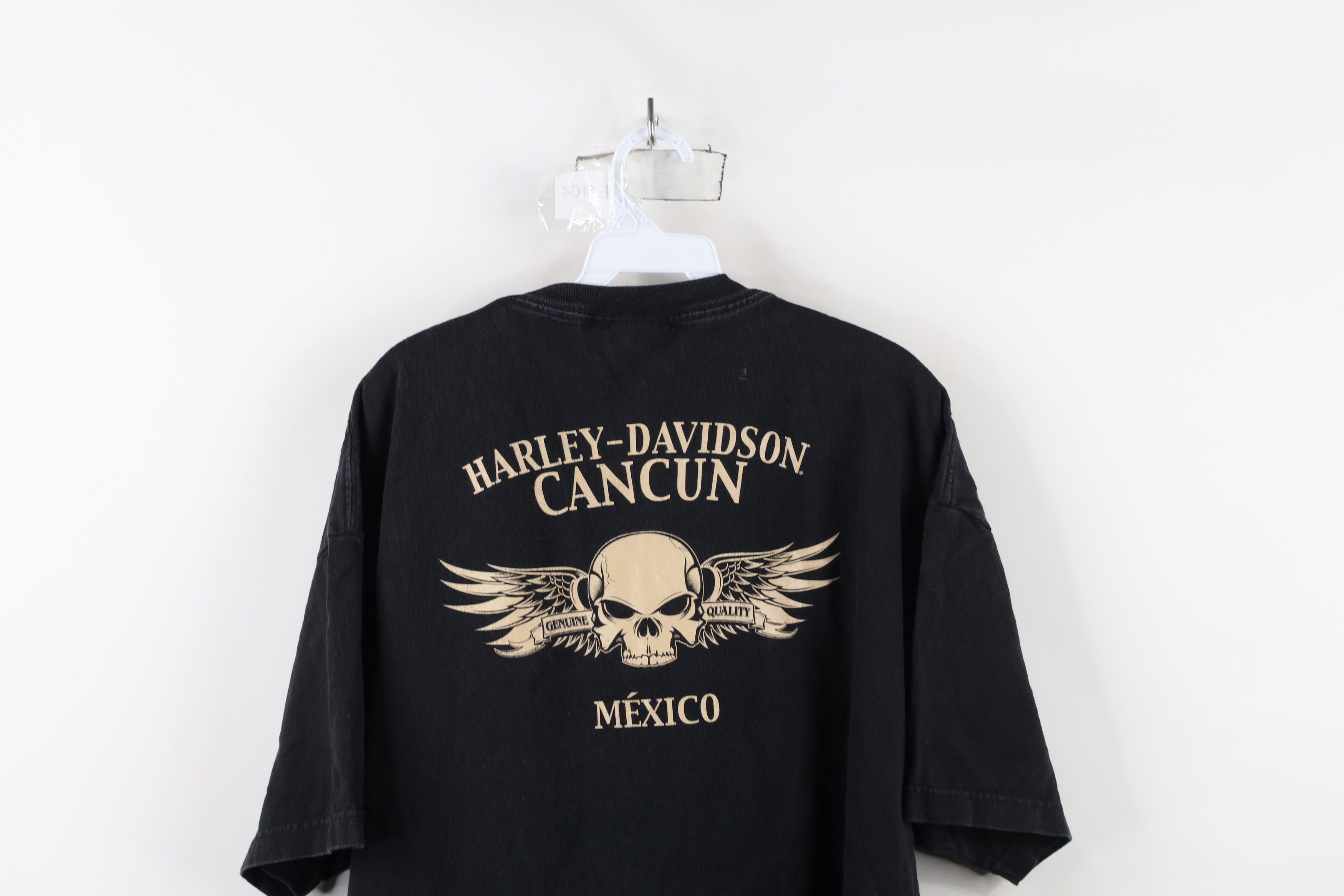 Harley Davidson × Vintage Vintage Y2K Harley Davidson Spell Camouflage Skull T-Shirt Size US XXL / EU 58 / 5 - 10 Thumbnail