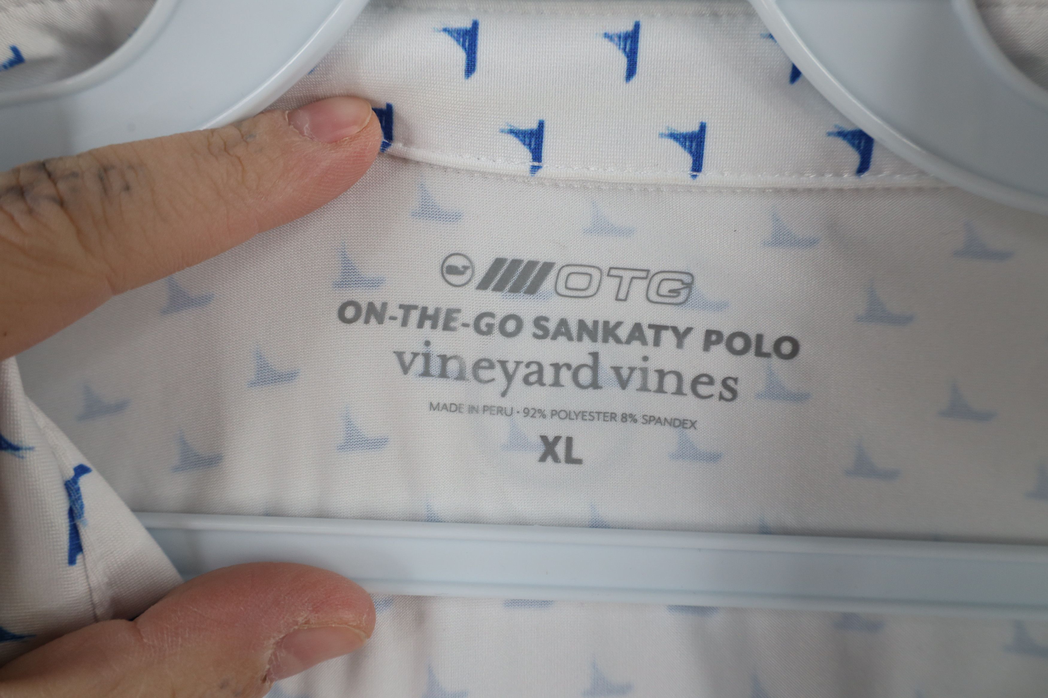 Vineyard Vines × Vintage Vineyard Vines Go Sankaty Sailboat All Over Print Whale Polo Size US XL / EU 56 / 4 - 5 Thumbnail