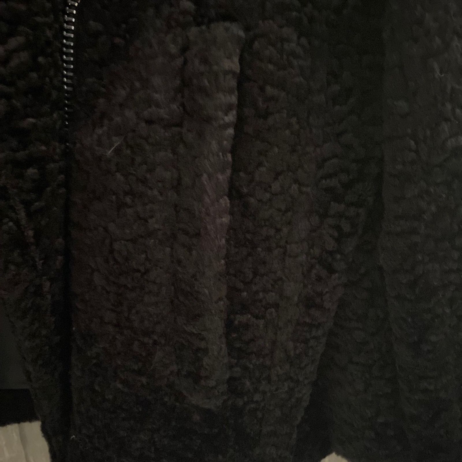 Theory New Theory Faux Fur Slim Moto Jacket Size L / US 10 / IT 46 - 8 Thumbnail