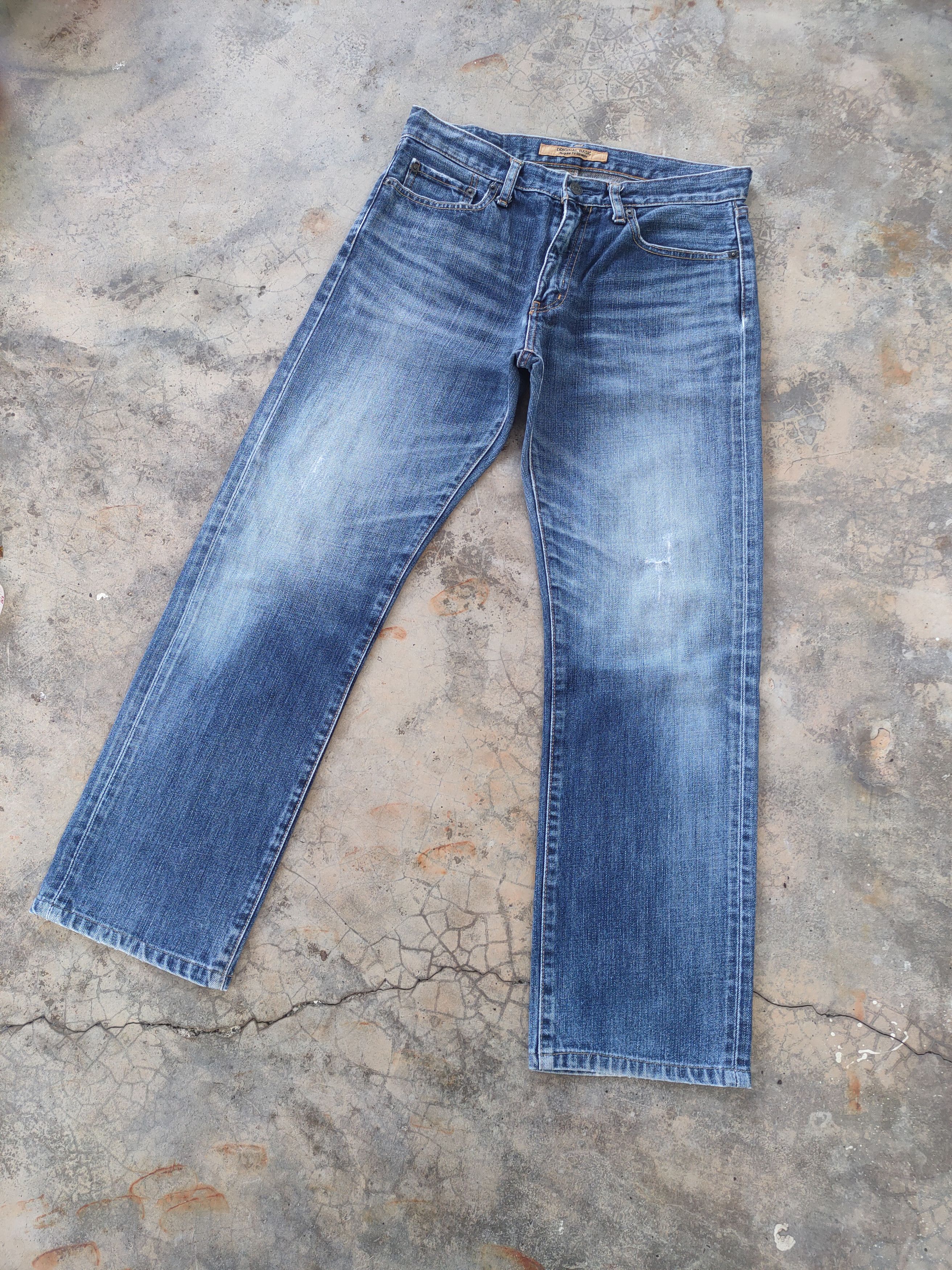 Vintage VINTAGE JAPANESE FADED JEAN DENIM PANTS Size US 32 / EU 48 - 2 Thumbnail