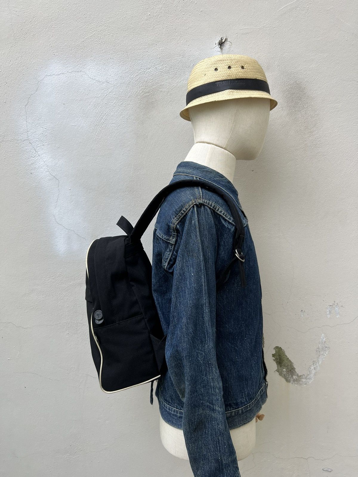 Vintage Agnes B. Black Backpack Bag