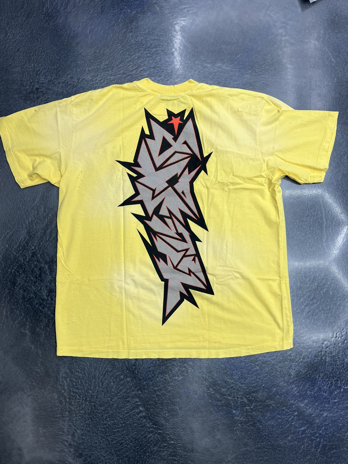 HELLSTAR Hellstar Cracked Print T-Shirt (3XL) Size US XXL / EU 58 / 5 - 6 Thumbnail