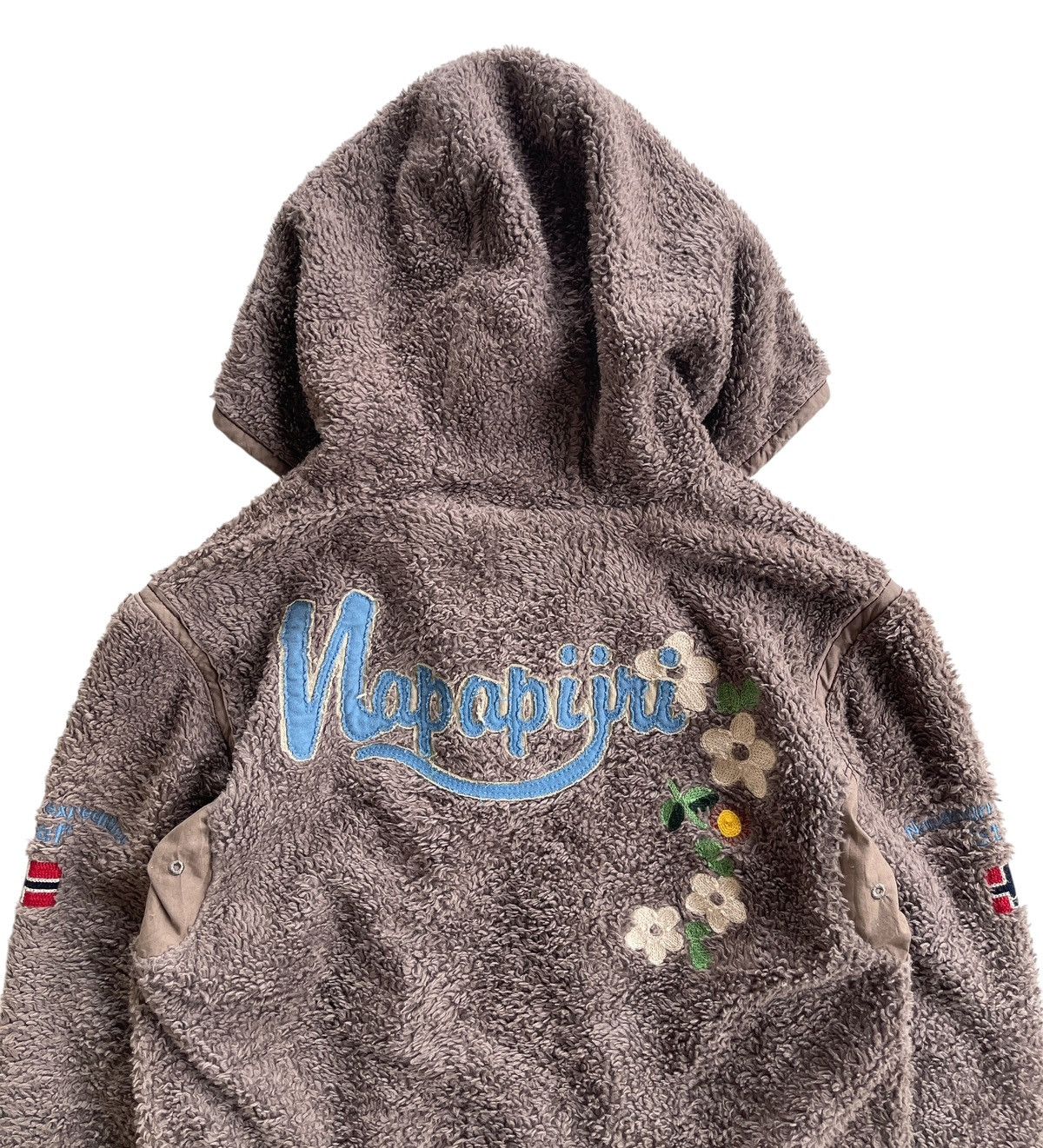 Napapijri Napapijiri Teddy Fleece Hoodie Jacket Size S / US 4 / IT 40 - 4 Thumbnail