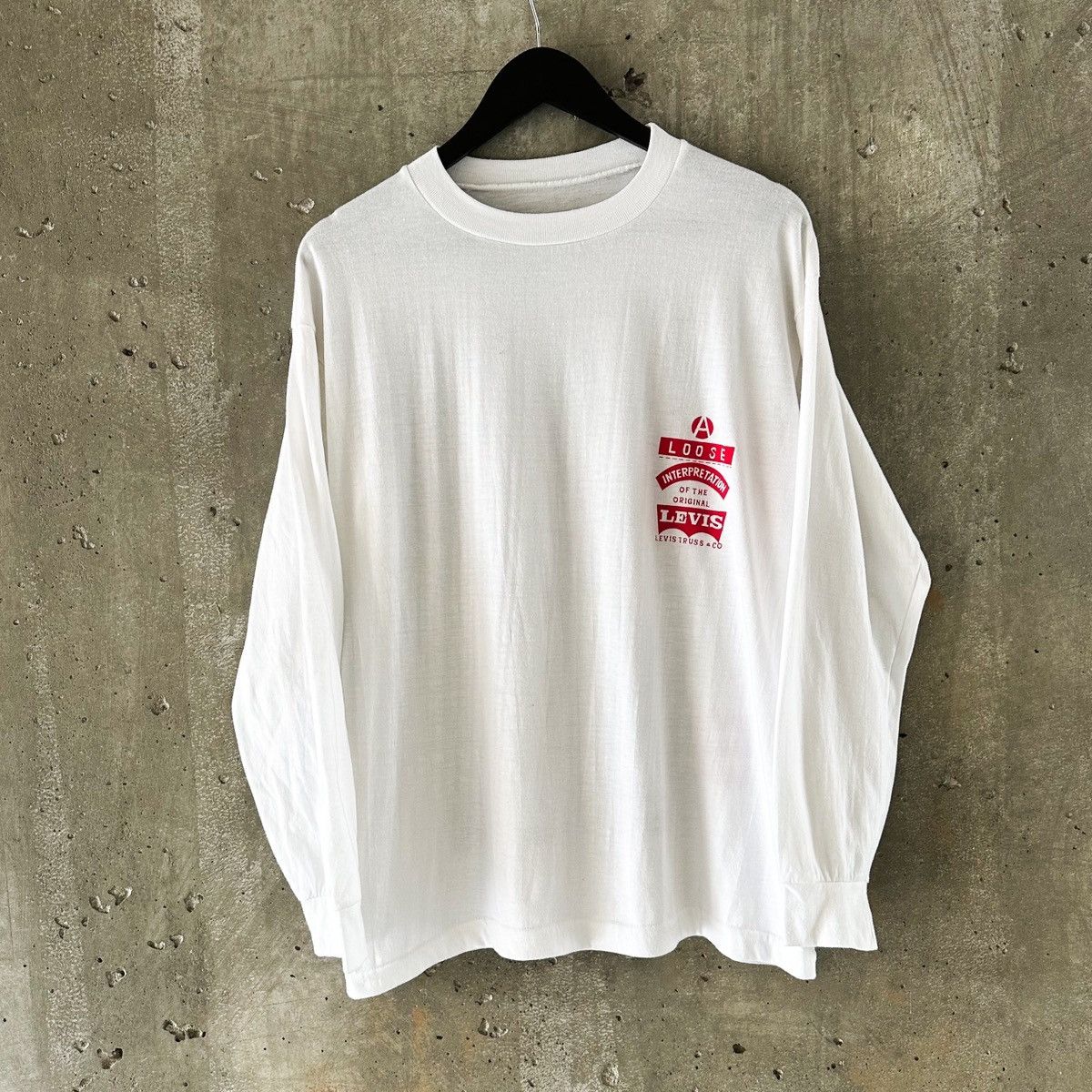 Vintage 90’s Levi’s “A Loose Interpretation” Long Sleeve Shirt Size US M / EU 48-50 / 2 - 3 Thumbnail
