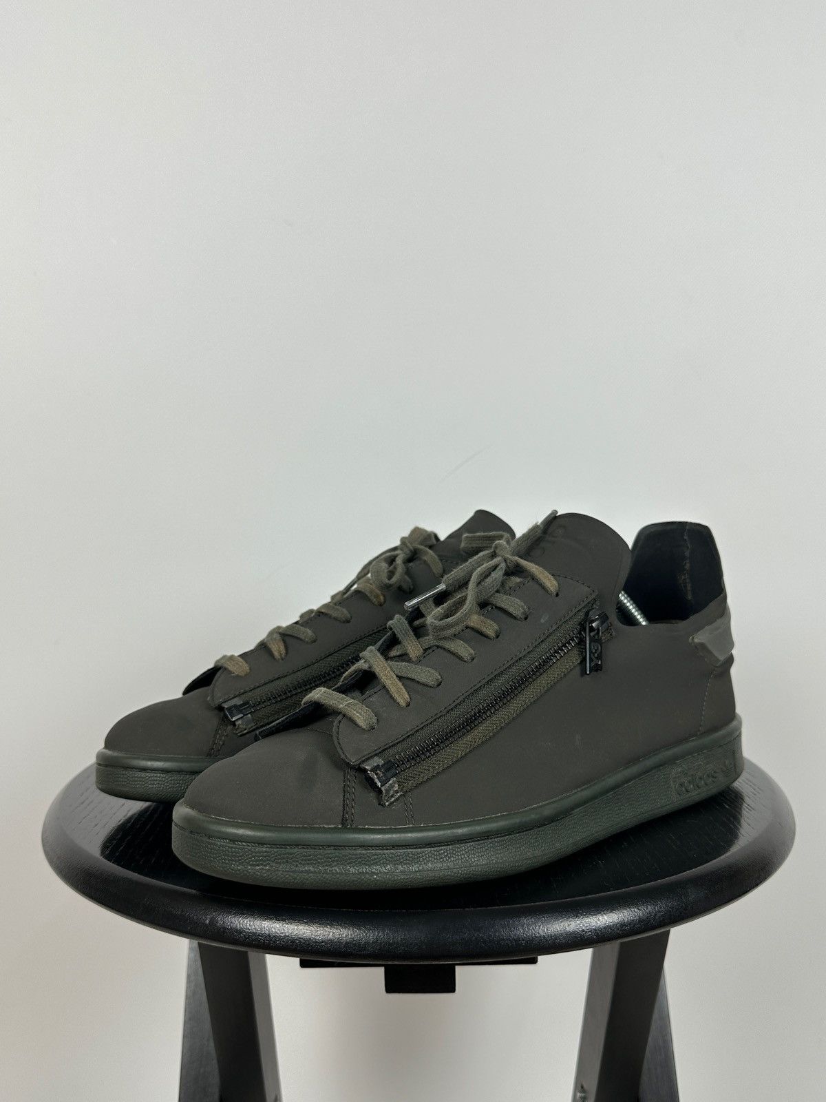 Adidas Adidas Y-3 Stan Smith Zip Khaki Low Top Sneakers Size US 8.5 / EU 41-42 - 11 Thumbnail