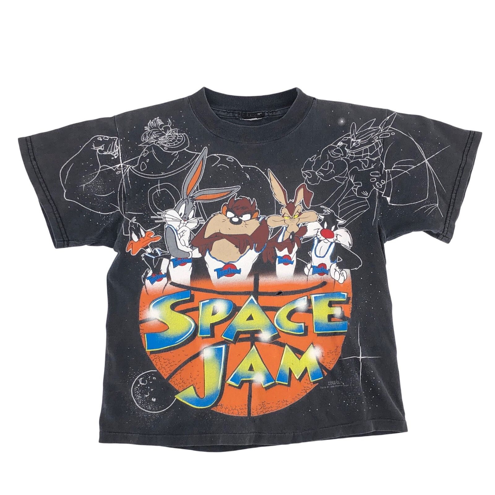 Vintage 90s Space Jam double sided tshirt 1990s vintage Size XXS / US 00 / IT 34 - 3 Thumbnail
