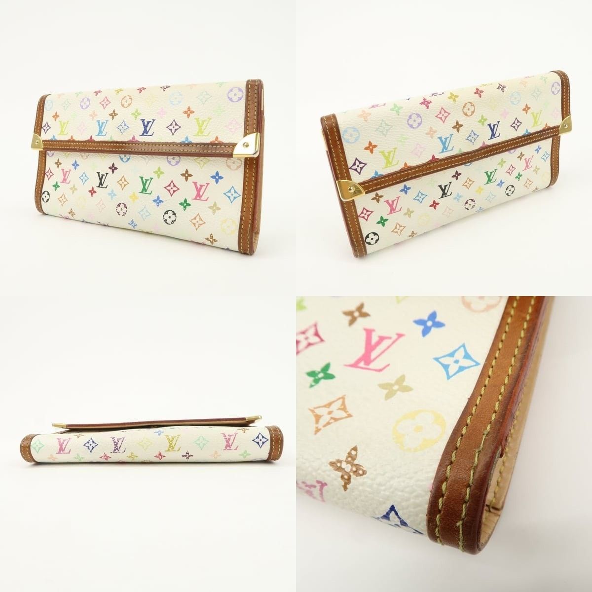 Louis Vuitton Louis Vuitton Monogram Multicolor Leather Wallet Size ONE SIZE - 3 Thumbnail