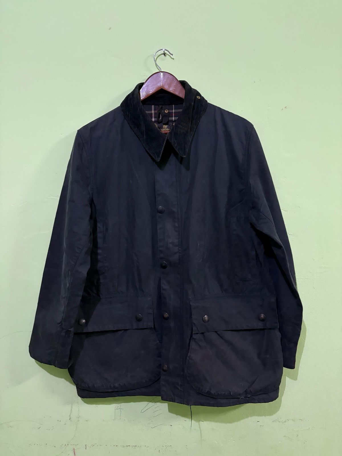 Barbour VTG90 Barbour Windbreaker Jacket Barbour Tartan Design Size US M / EU 48-50 / 2 - 1 Thumbnail