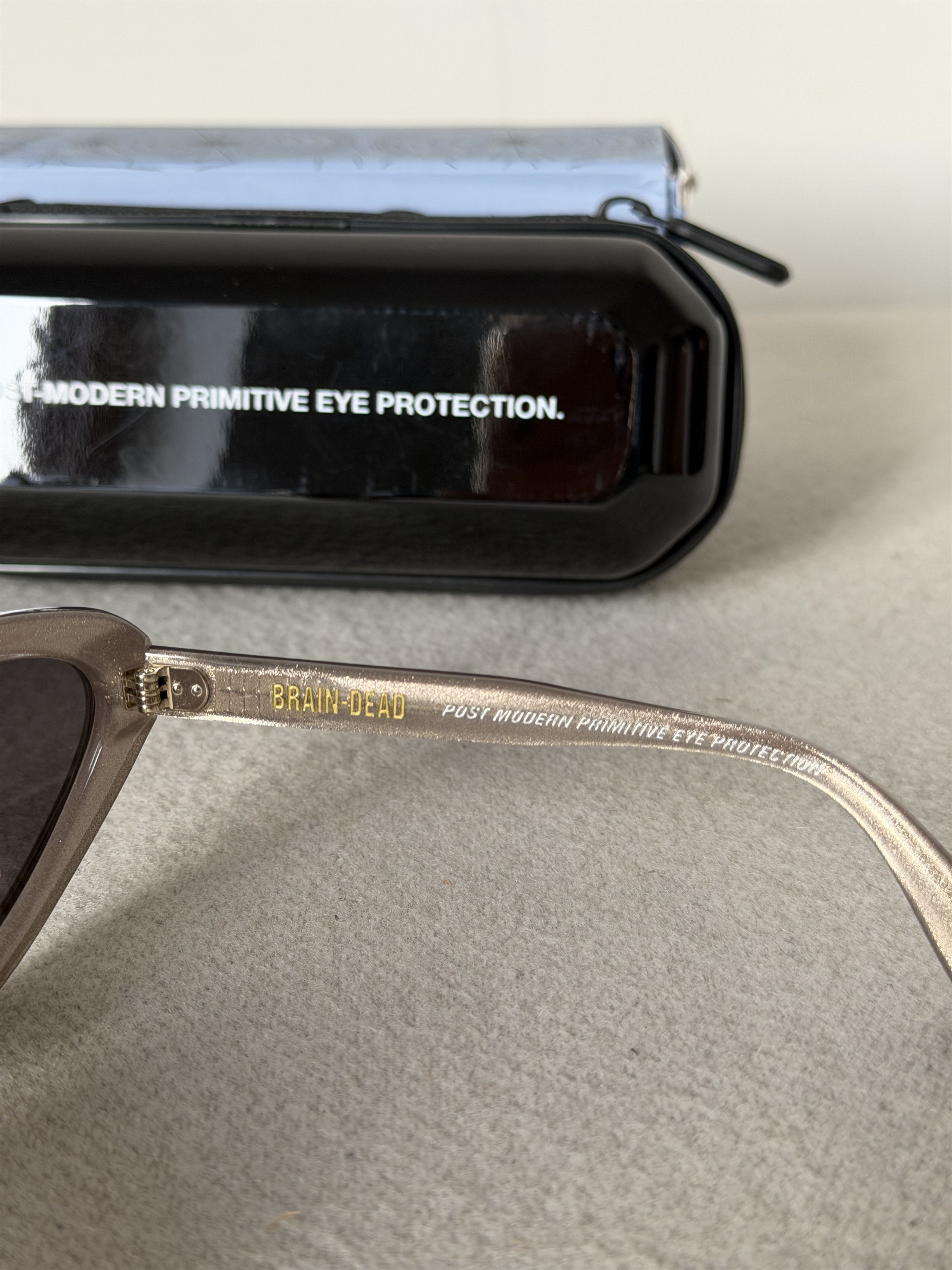 Brain Dead Brain Dead Bug Post Modern Sunglasses in Gray Sparkle Size ONE SIZE - 6 Thumbnail