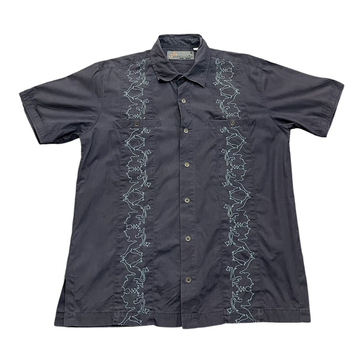 Mambo Vintage Mambo Naked Devil Embroidered Smart Shirt Size US M / EU 48-50 / 2 - 2 Thumbnail
