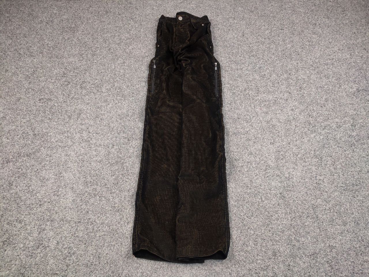 Versace 🔥 Vintage 90's Versace Corduroy Gradient fabric Zip Pants Size US 34 / EU 50 - 2 Thumbnail