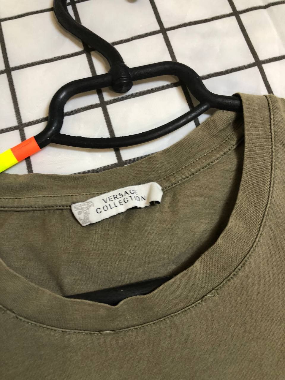 Versace Y2K Vintage Versace Rivets Green T Shirt Size US M / EU 48-50 / 2 - 2 Thumbnail