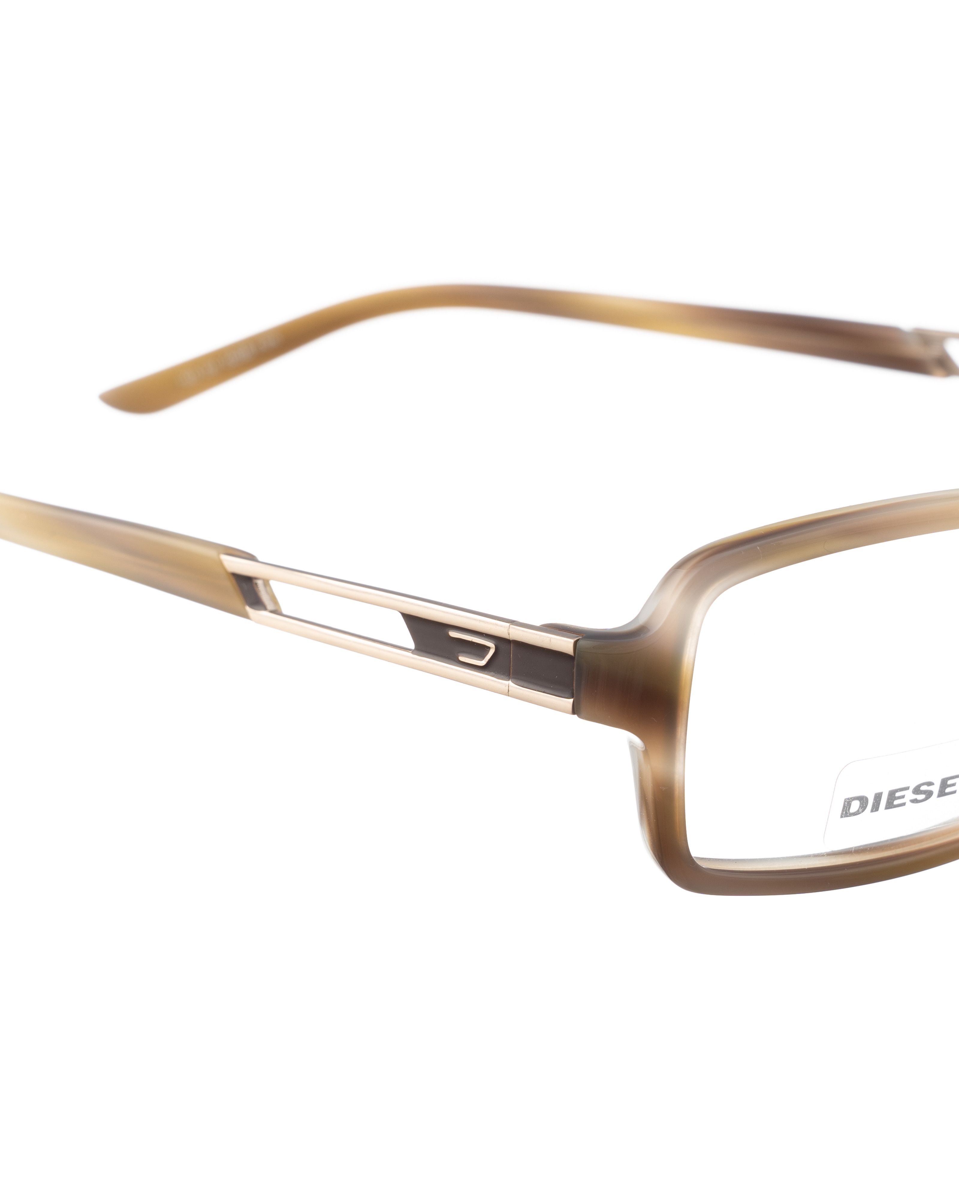 Diesel Diesel 00s Grey Abstract Plastic Glasses Size ONE SIZE - 3 Thumbnail
