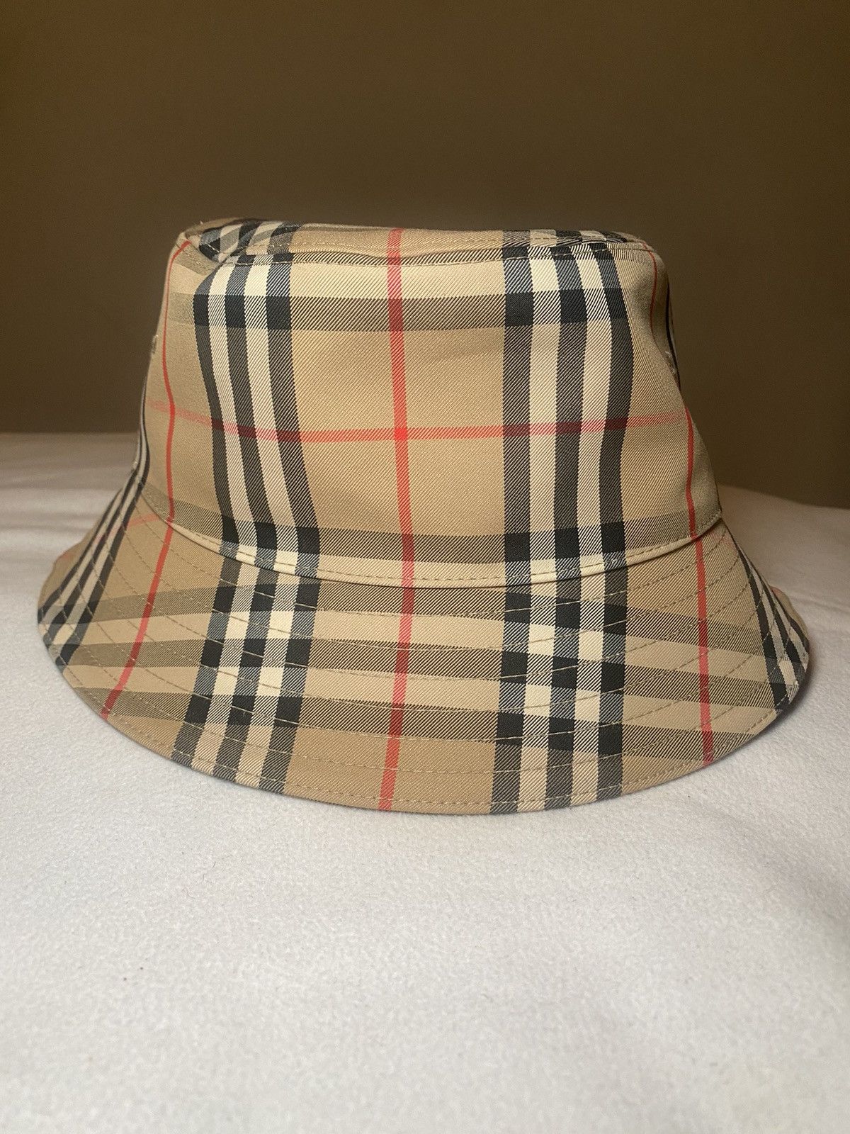image of Burberry ‘Vintage Check Bucket’ Hat in Beige, Men's